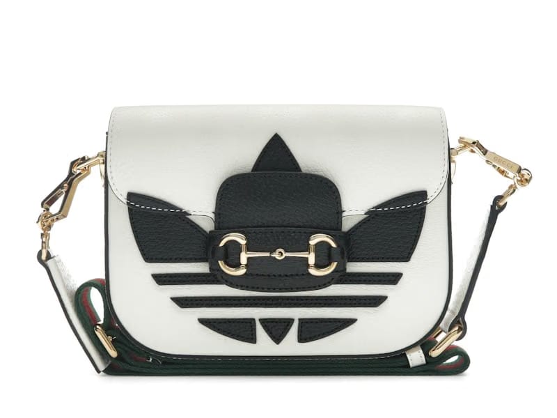 Gucci x adidas Horsebit 1955 Shoulder Bag White/Black