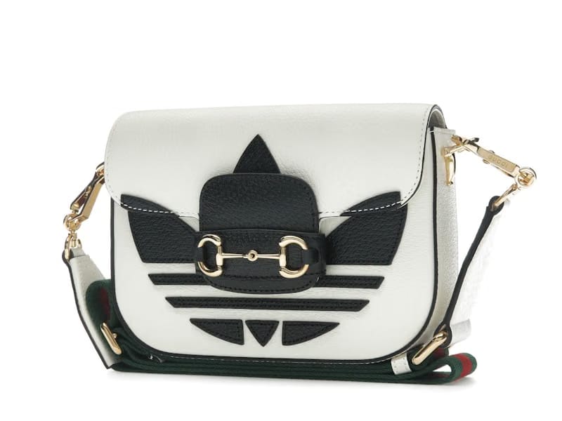 Gucci x adidas Horsebit 1955 Shoulder Bag White/Black