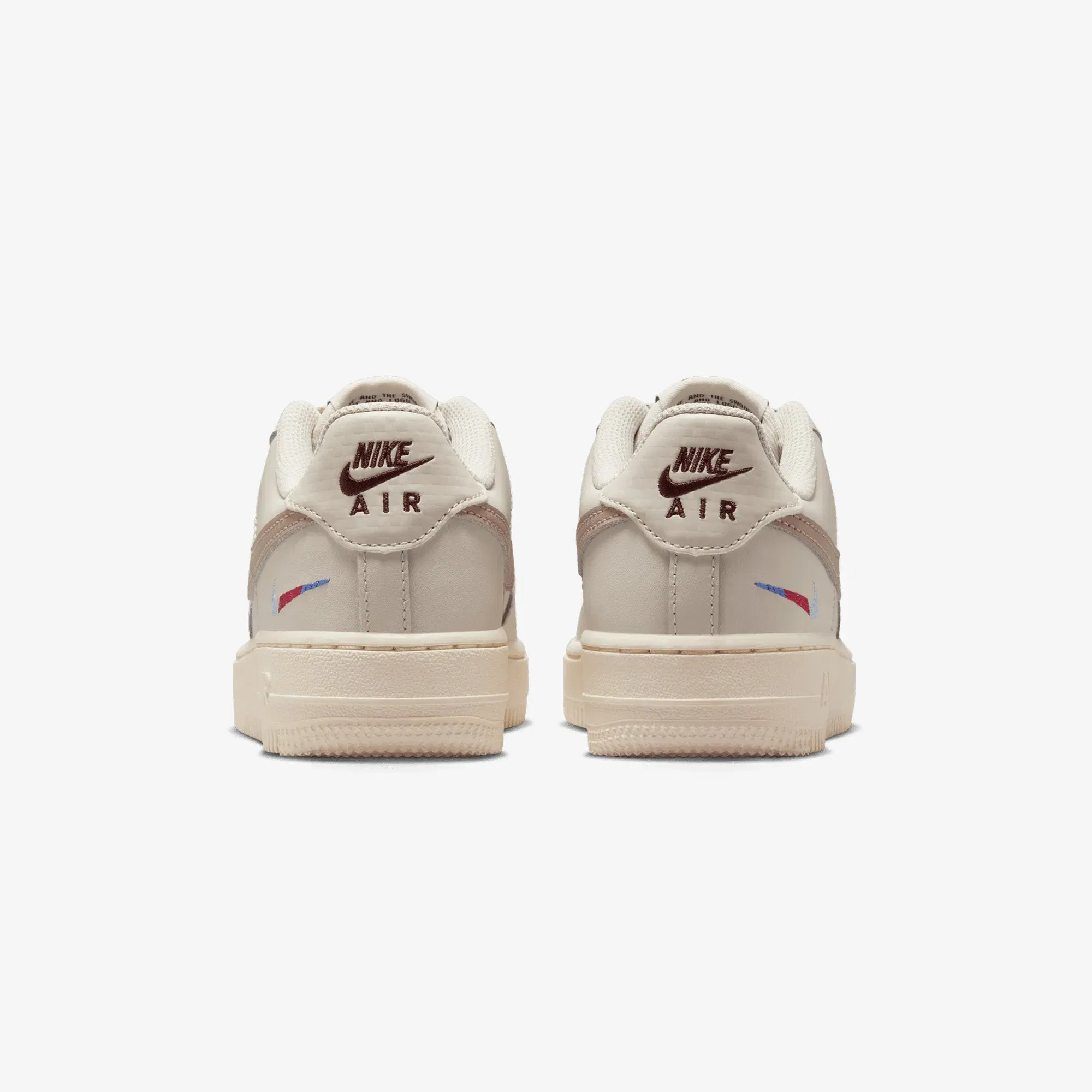 NIKE AIR FORCE 1 LV8 1 (GS) { LT OREWOOD BRN/MALT-BURGUNDY CRUSH