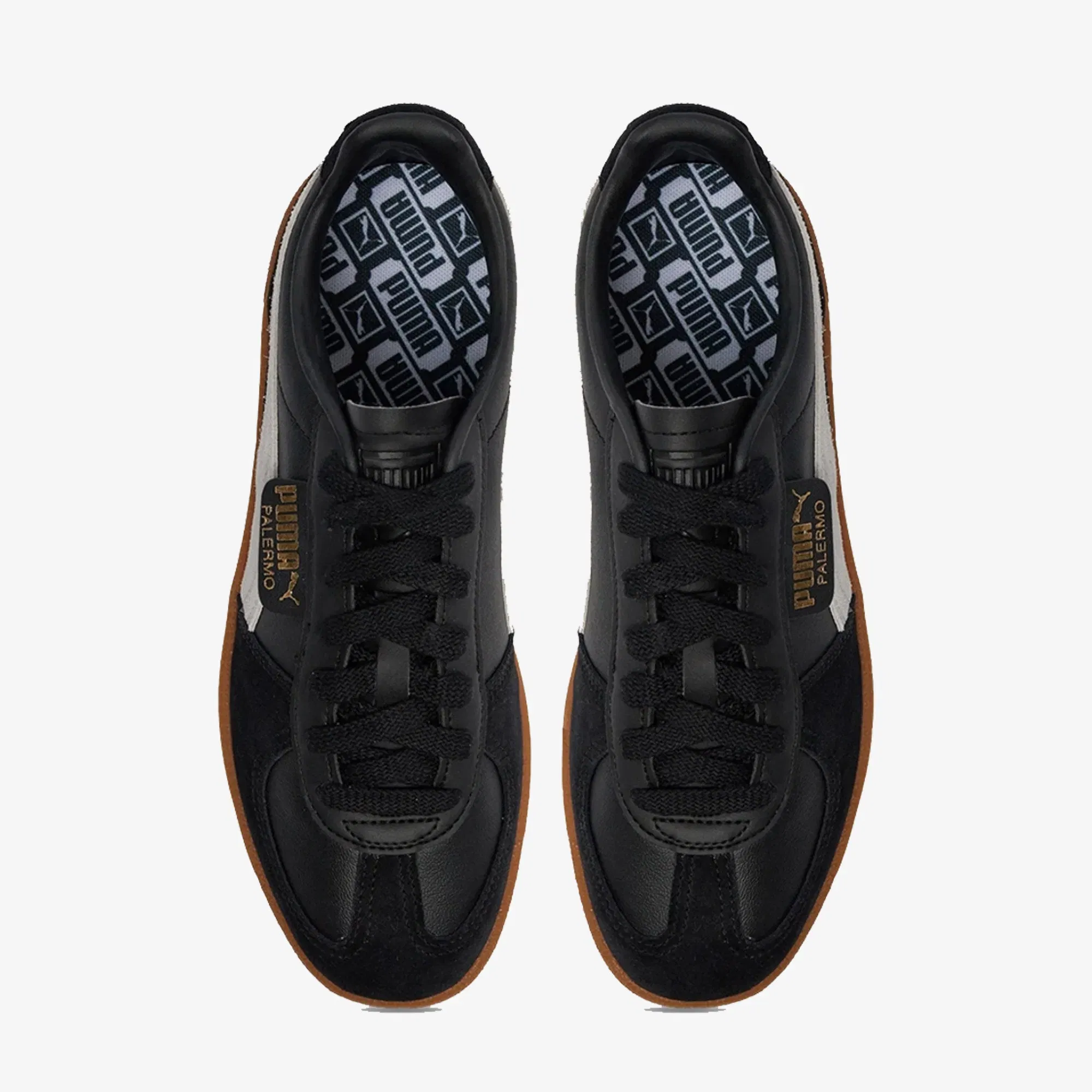 PUMA PALERMO LTH { PUMA BLACK\FEATHER GRAY-GUM