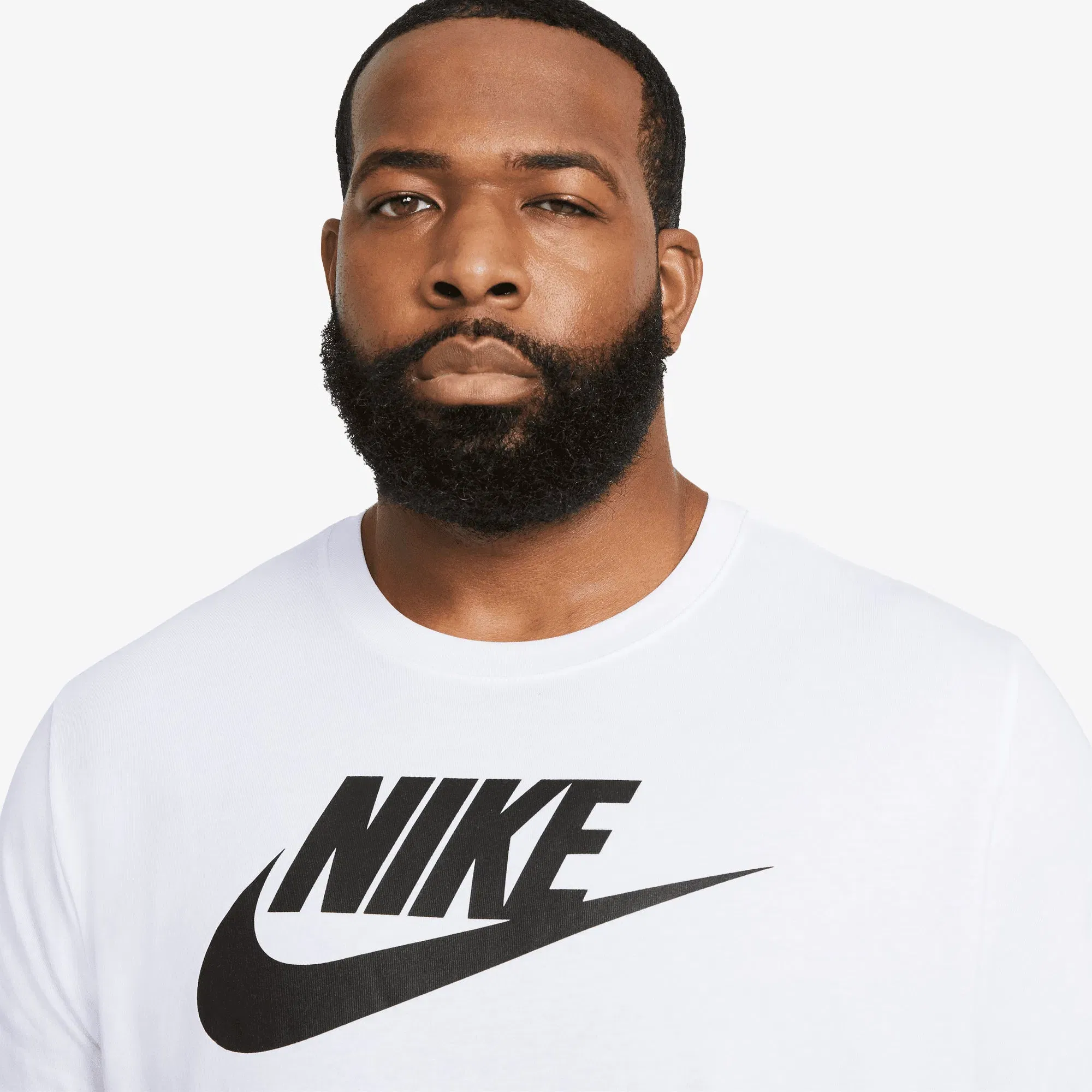 NIKE SPORTSWEAR T-SHIRT { WHITE/BLACK