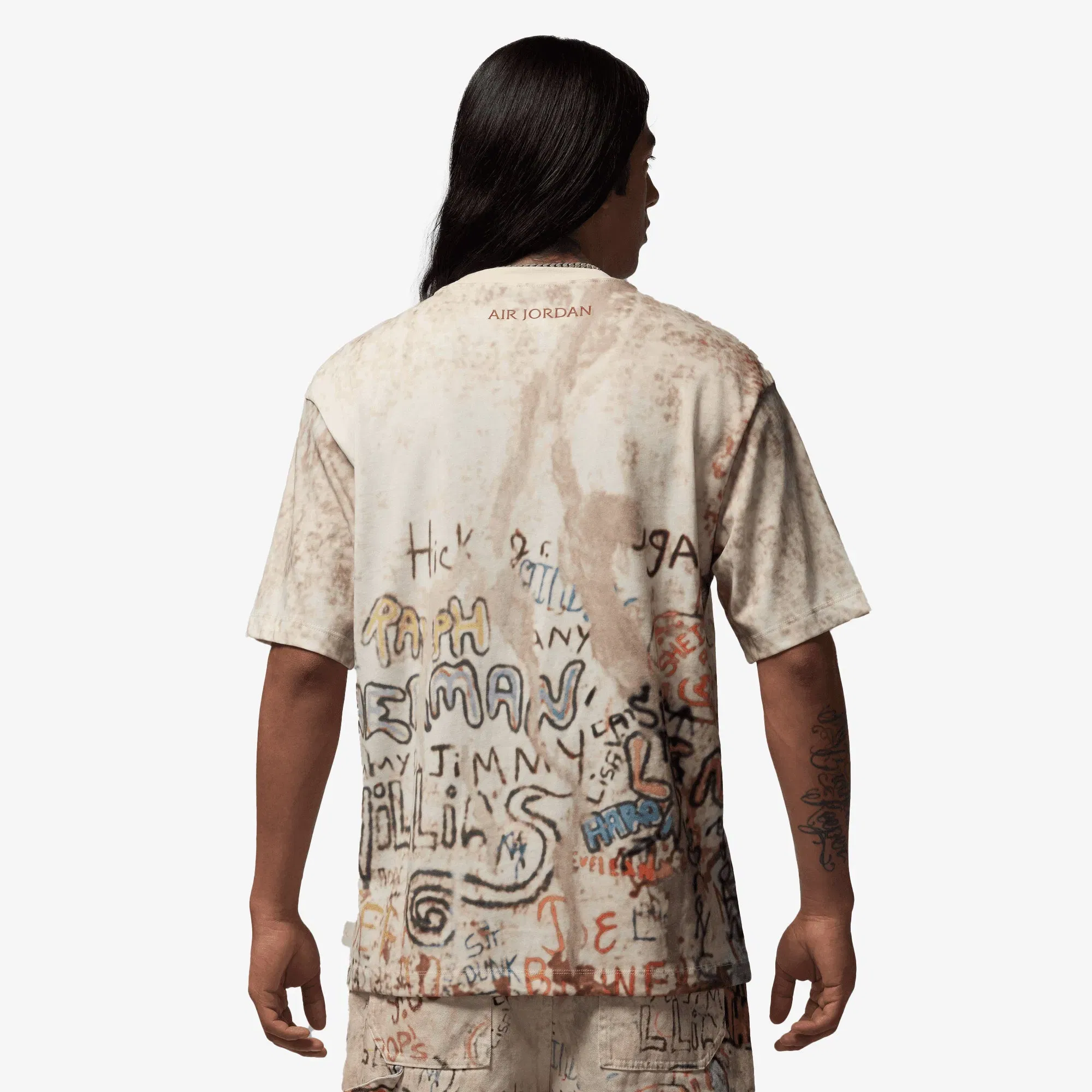 Jordan AIR JORDAN 85 GRAPHIC T-SHIRT { SAIL/LEGEND LT BROWN/REDSTONE