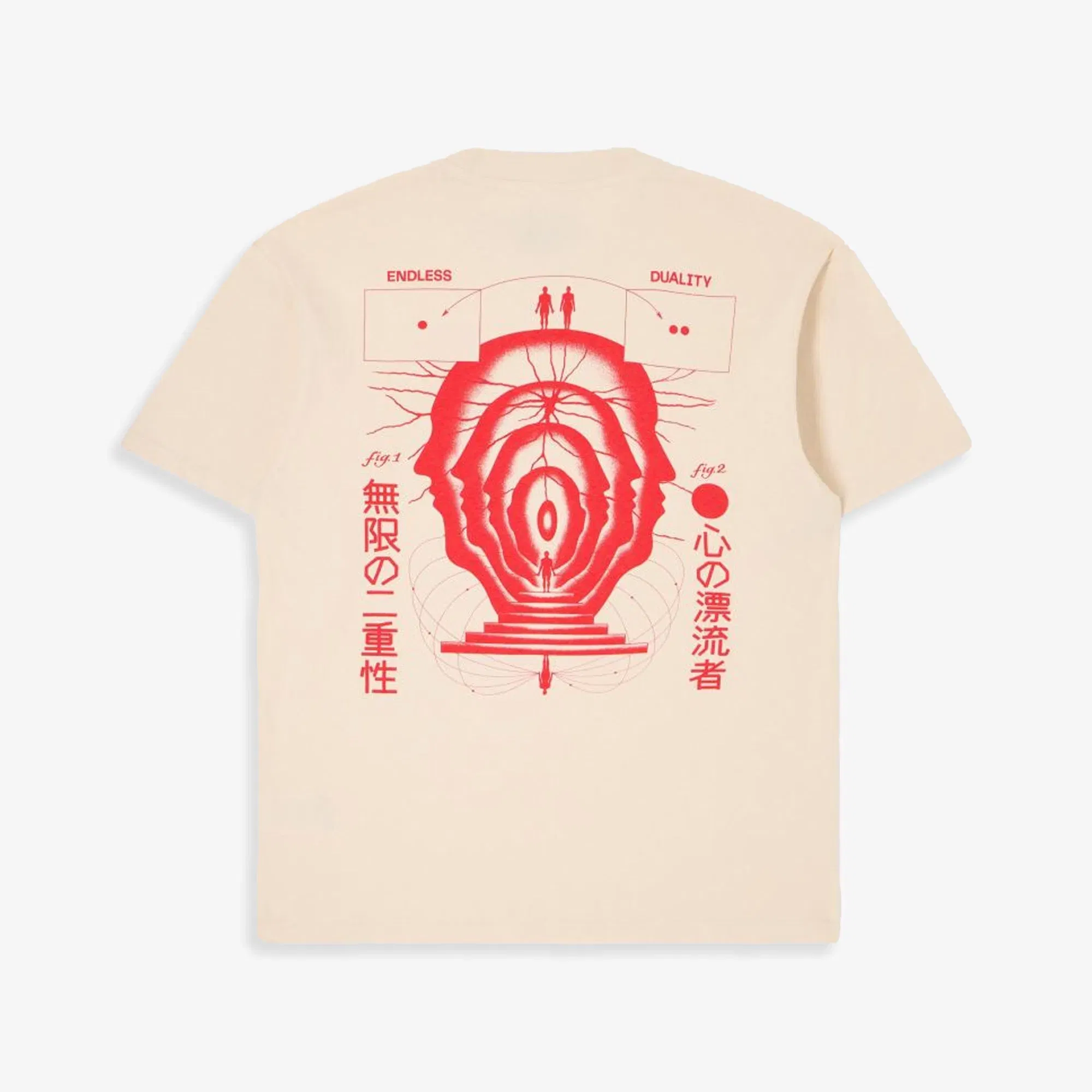 EDWIN MIND DRIFTER T-SHIRT { WHITECAP GRAY