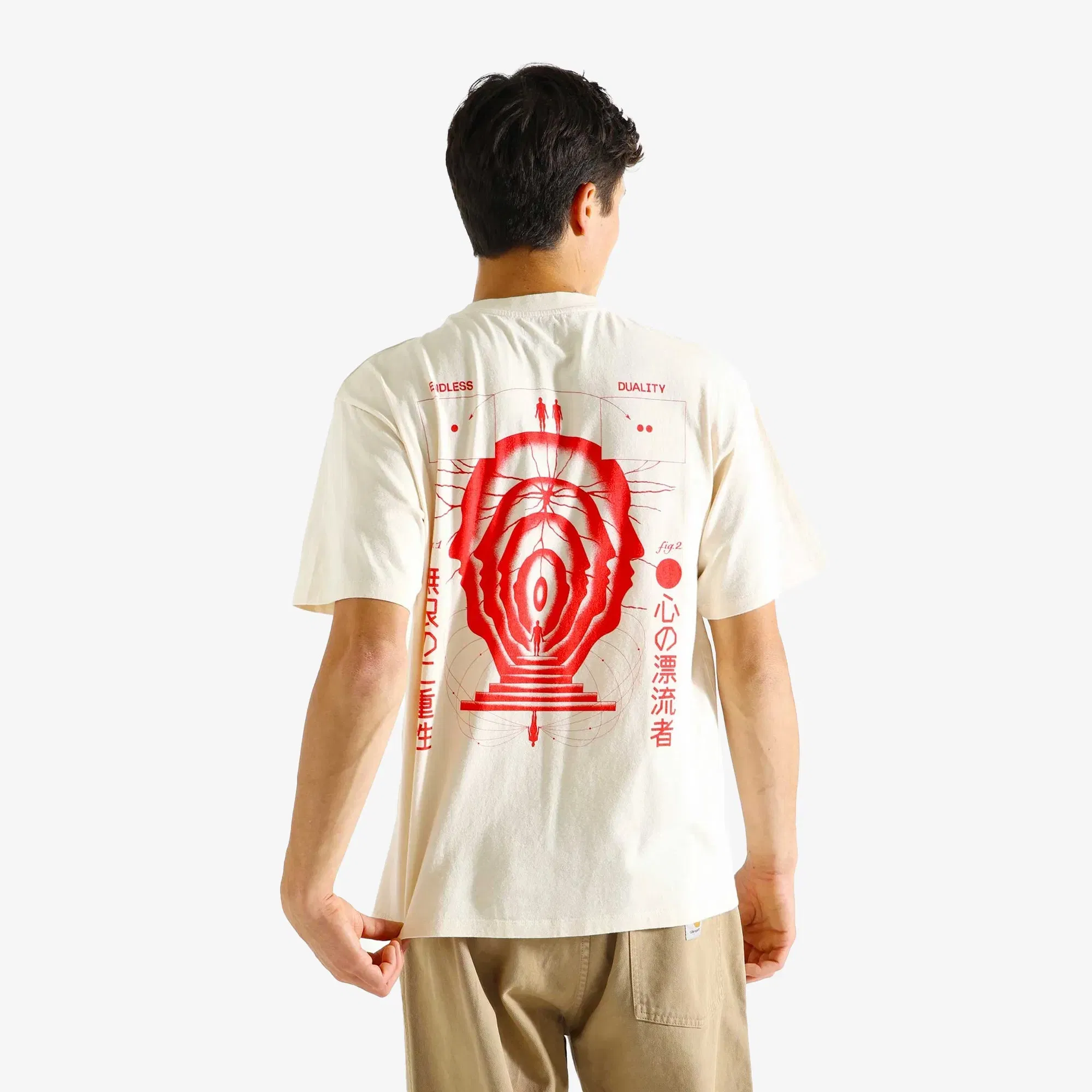 EDWIN MIND DRIFTER T-SHIRT { WHITECAP GRAY