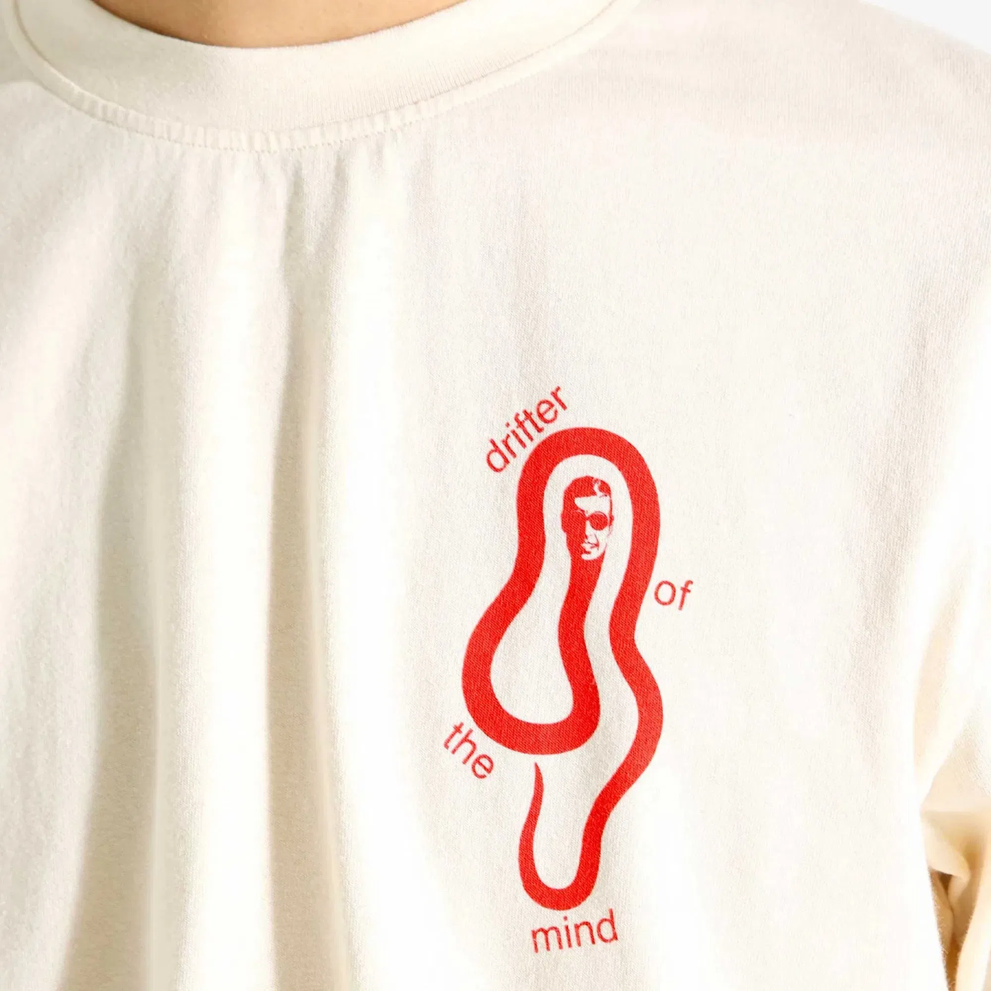 EDWIN MIND DRIFTER T-SHIRT { WHITECAP GRAY