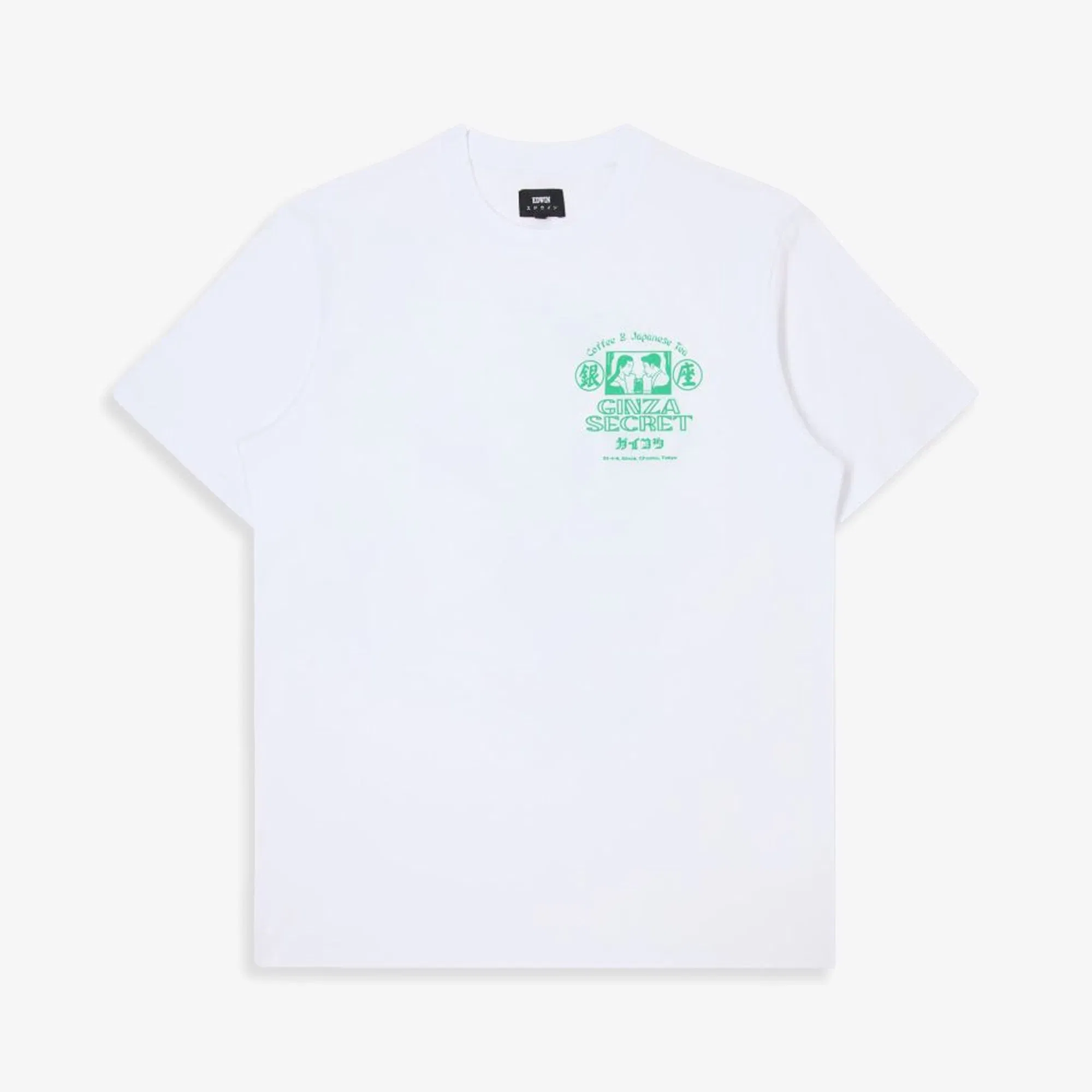 EDWIN GINZA SECRET T-SHIRT { WHITE