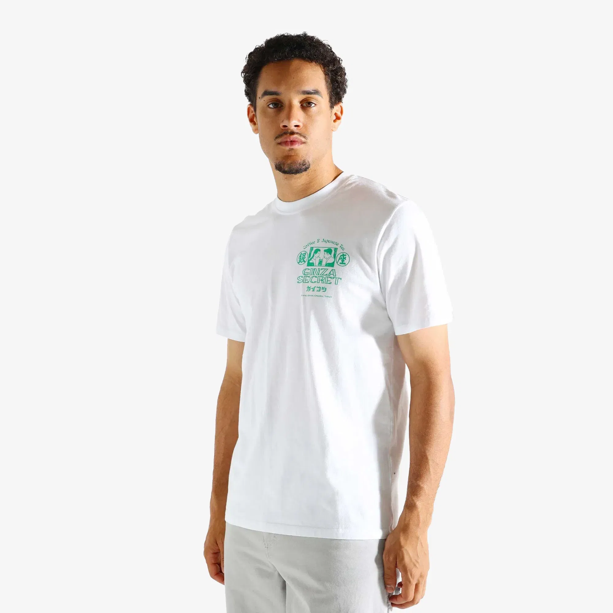 EDWIN GINZA SECRET T-SHIRT { WHITE
