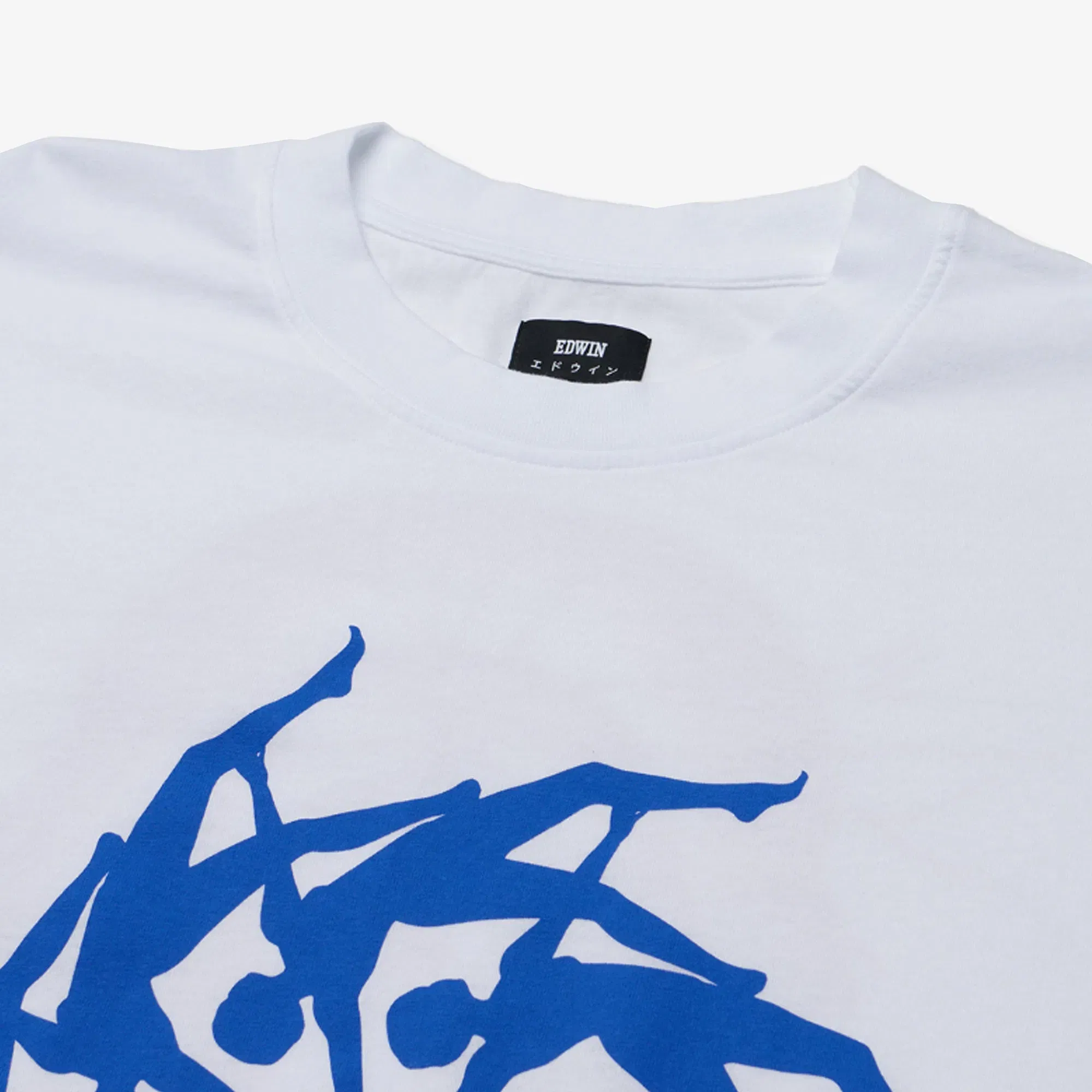 EDWIN MIND DRIFTER T-SHIRT LS { WHITE