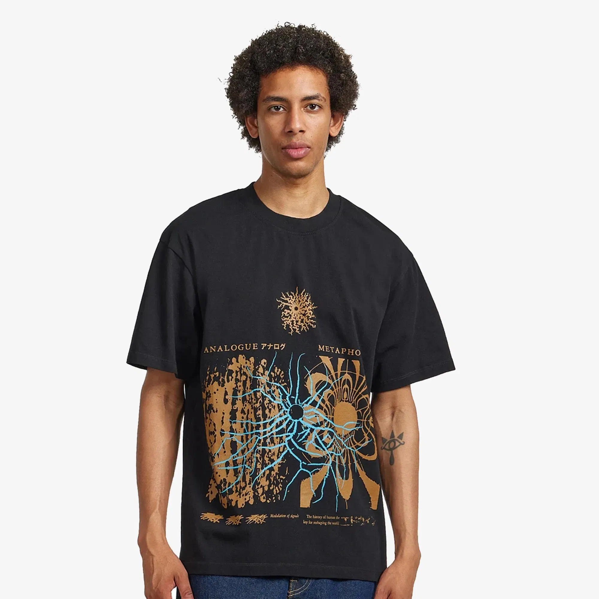 EDWIN ANALOGUE METAPHOR T-SHIRT { BLACK