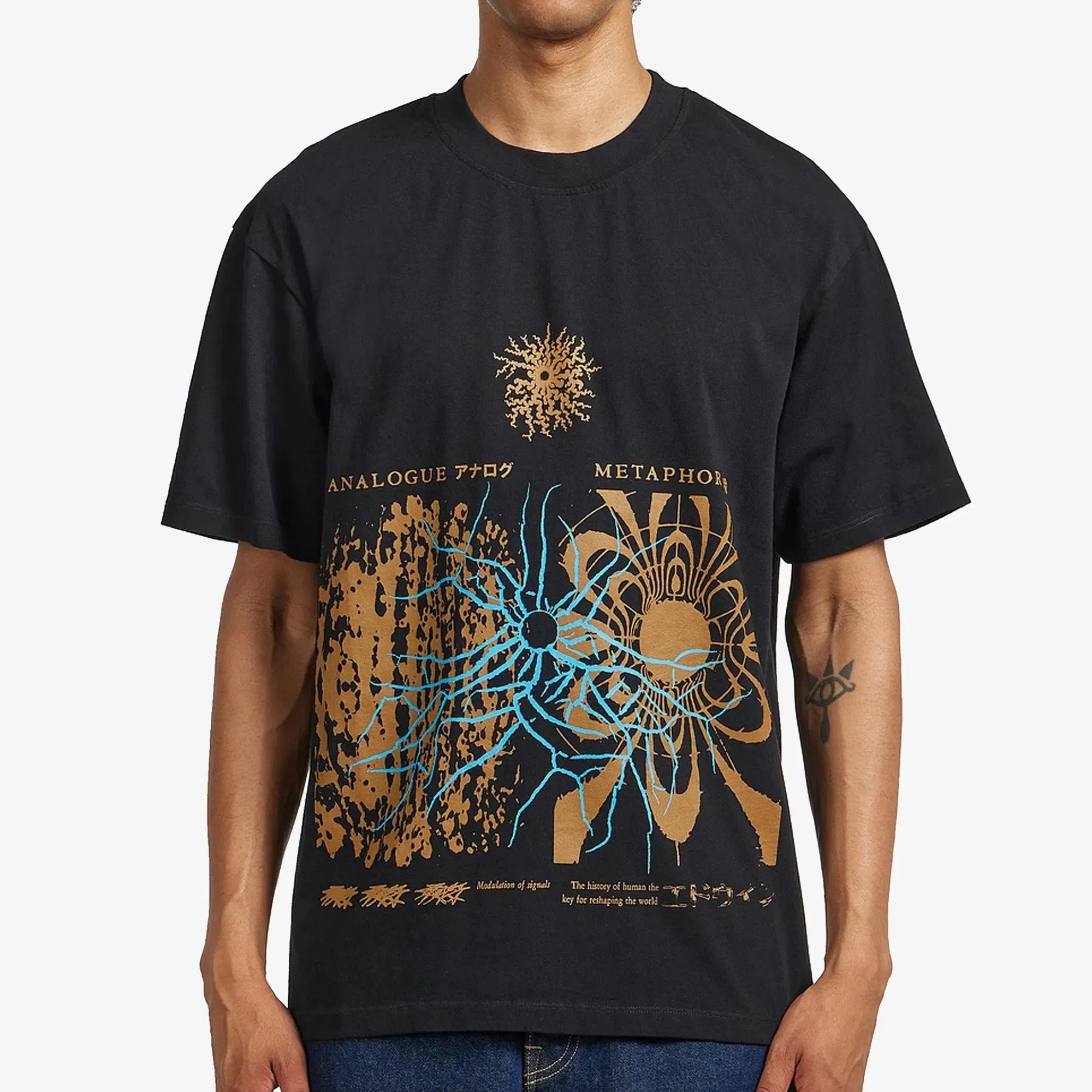 EDWIN ANALOGUE METAPHOR T-SHIRT { BLACK