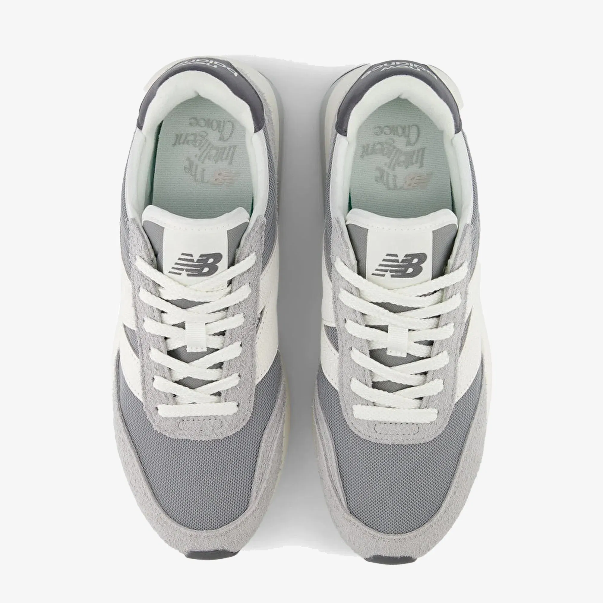 New Balance 370 { GREY/WHITE
