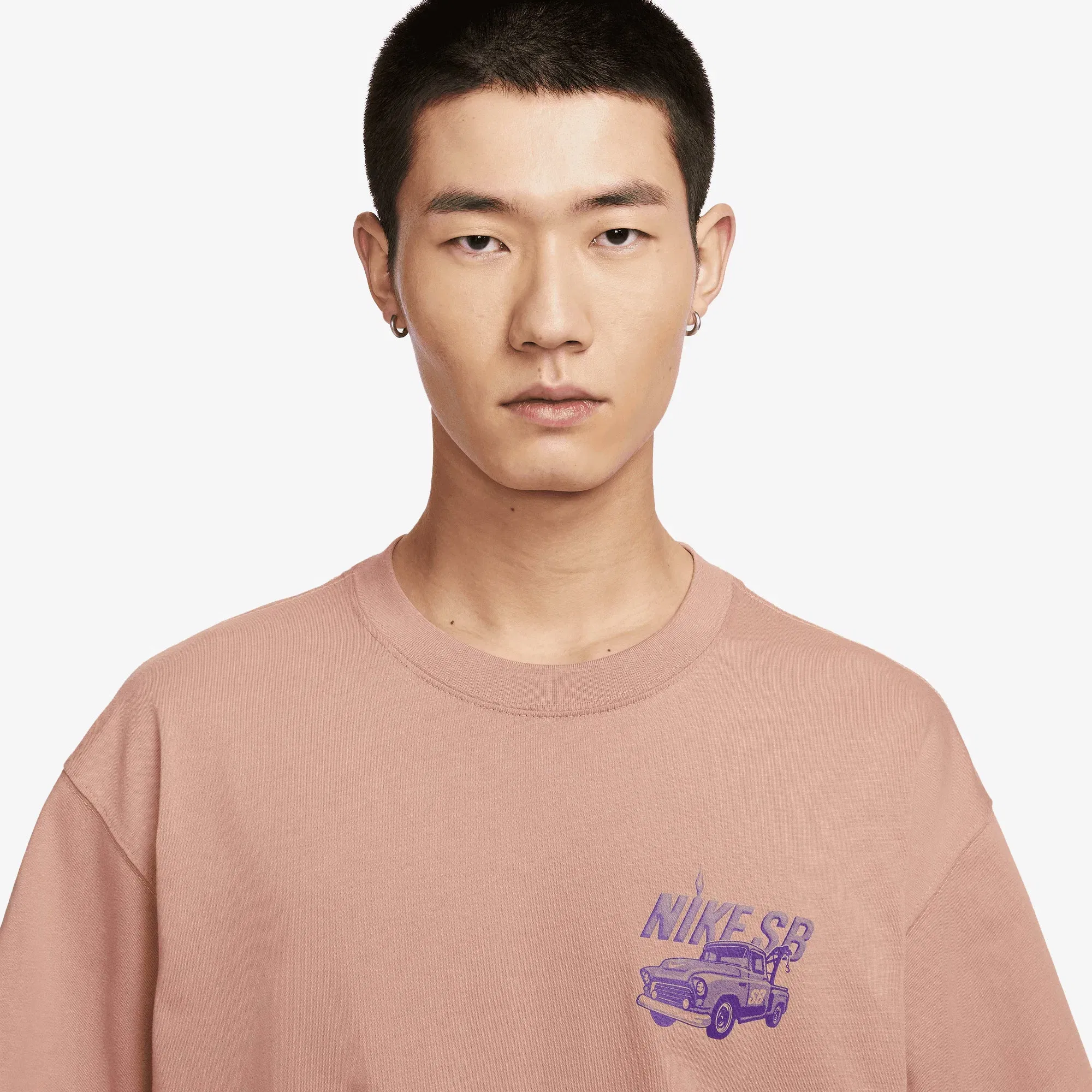 NIKE MAX90 SKATE T-SHIRT { BROWN