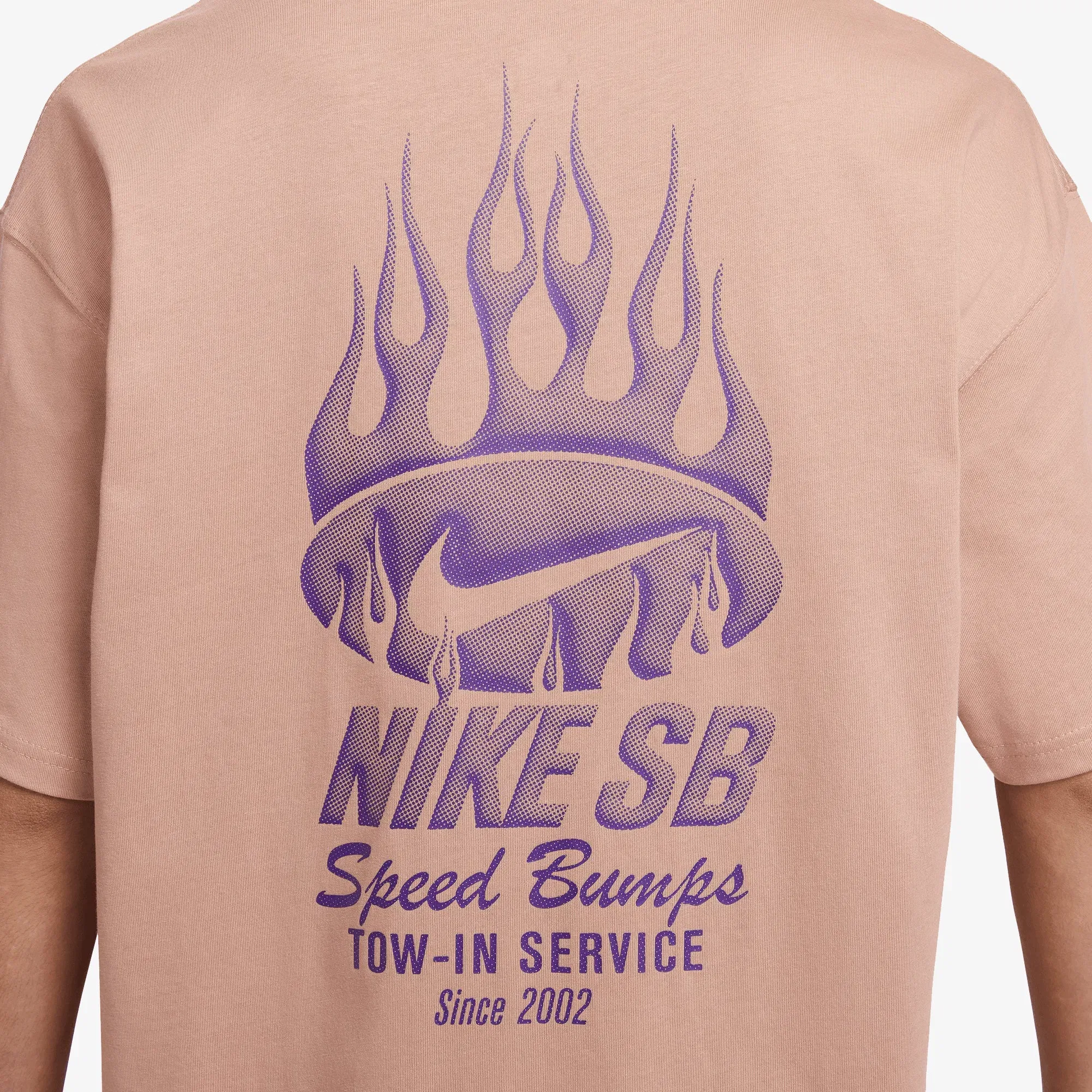 NIKE MAX90 SKATE T-SHIRT { BROWN