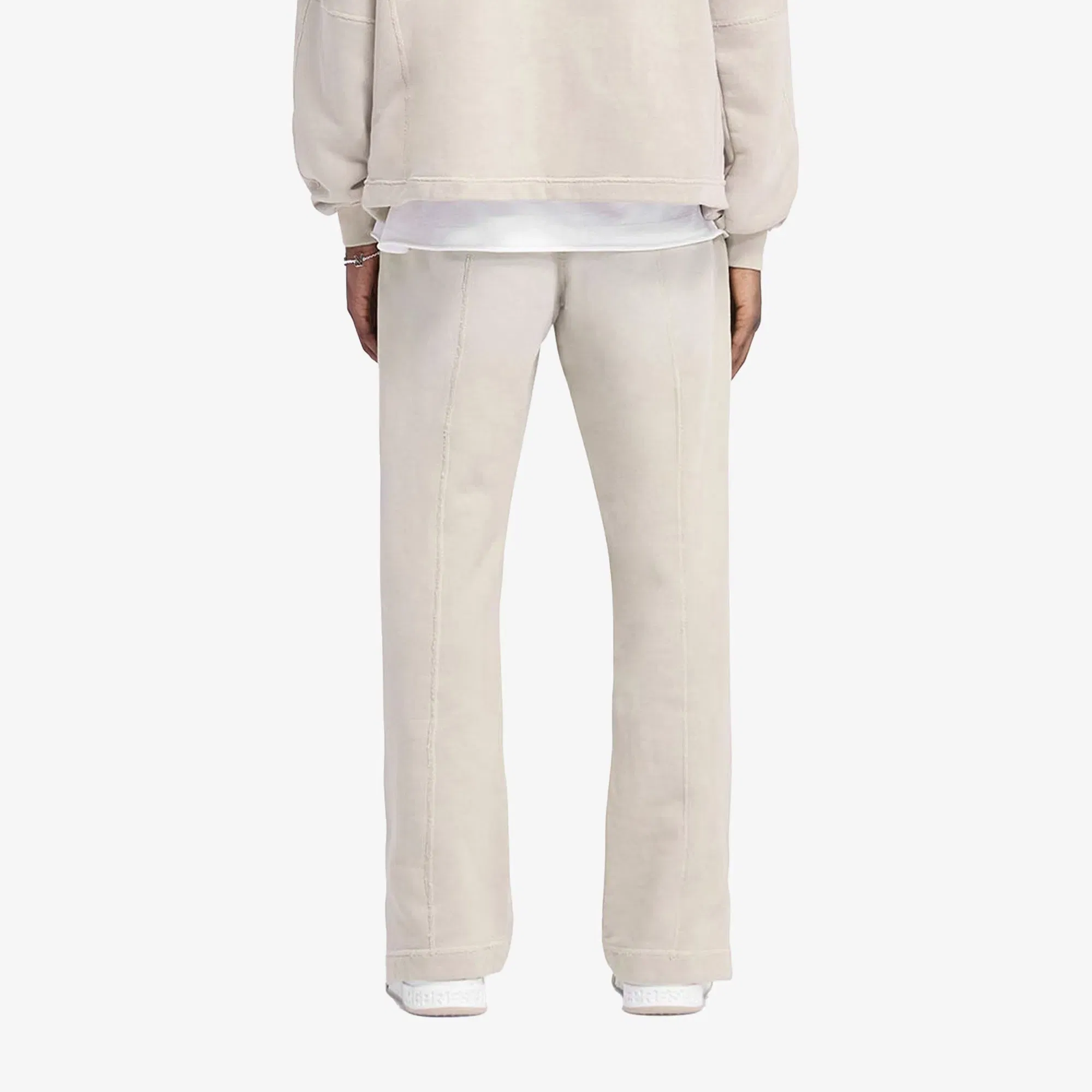 REPRESENT STEPPED HEM SWEATPANTS { OAT