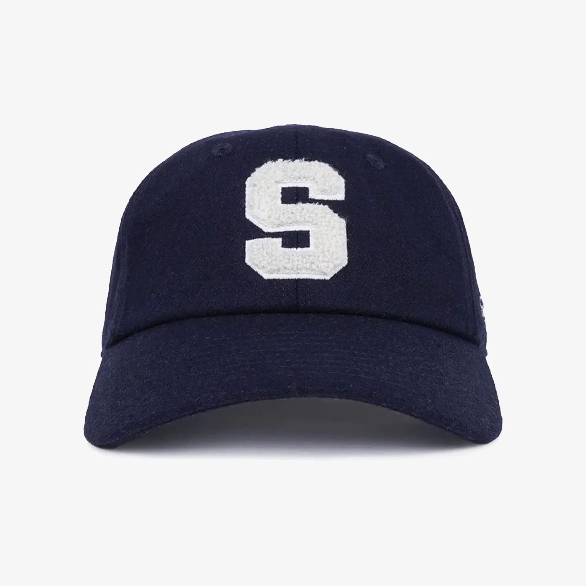 SPORTY & RICH BOUCLE S WOOL CAP { NAVY