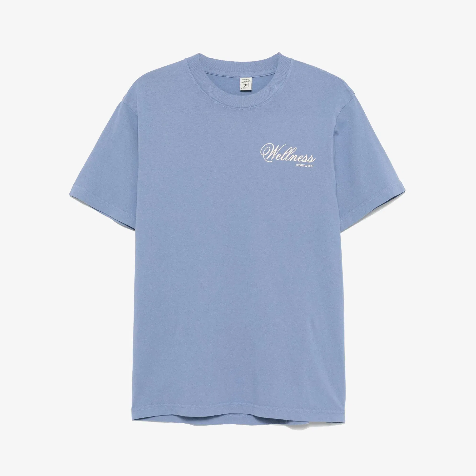 SPORTY & RICH CARLYLE T-SHIRT { BLUE