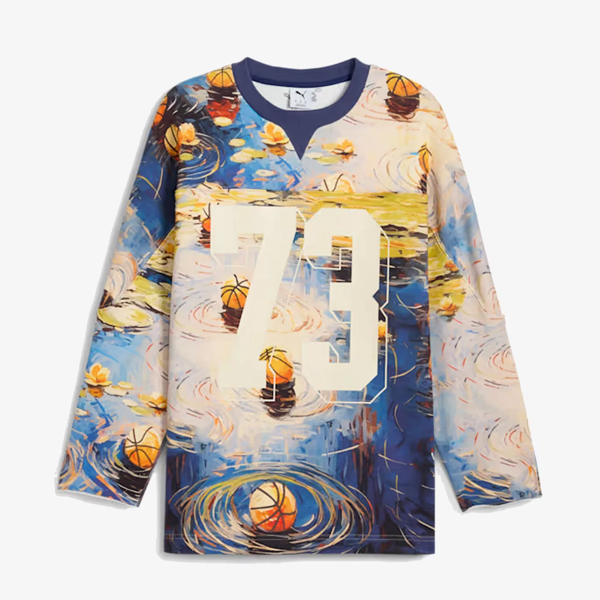 Puma DYLAN EXHIBIT HOCKEY INSPIRES BASKETBALL HOODIE { BLUE