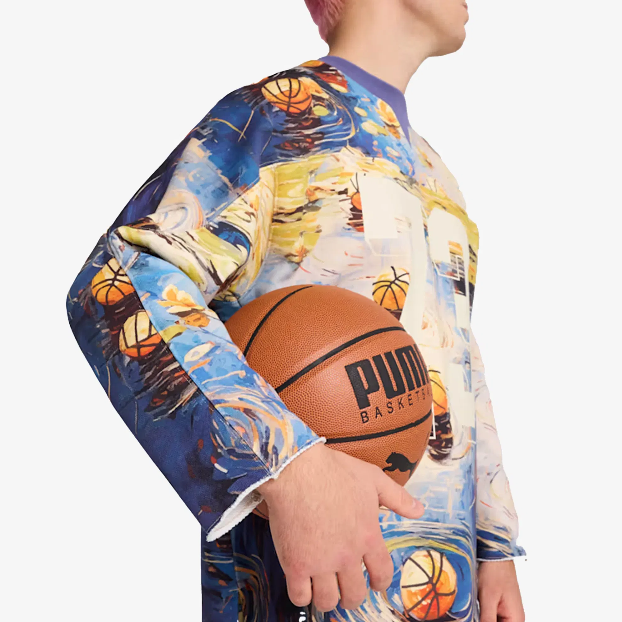 Puma DYLAN EXHIBIT HOCKEY INSPIRES BASKETBALL HOODIE { BLUE