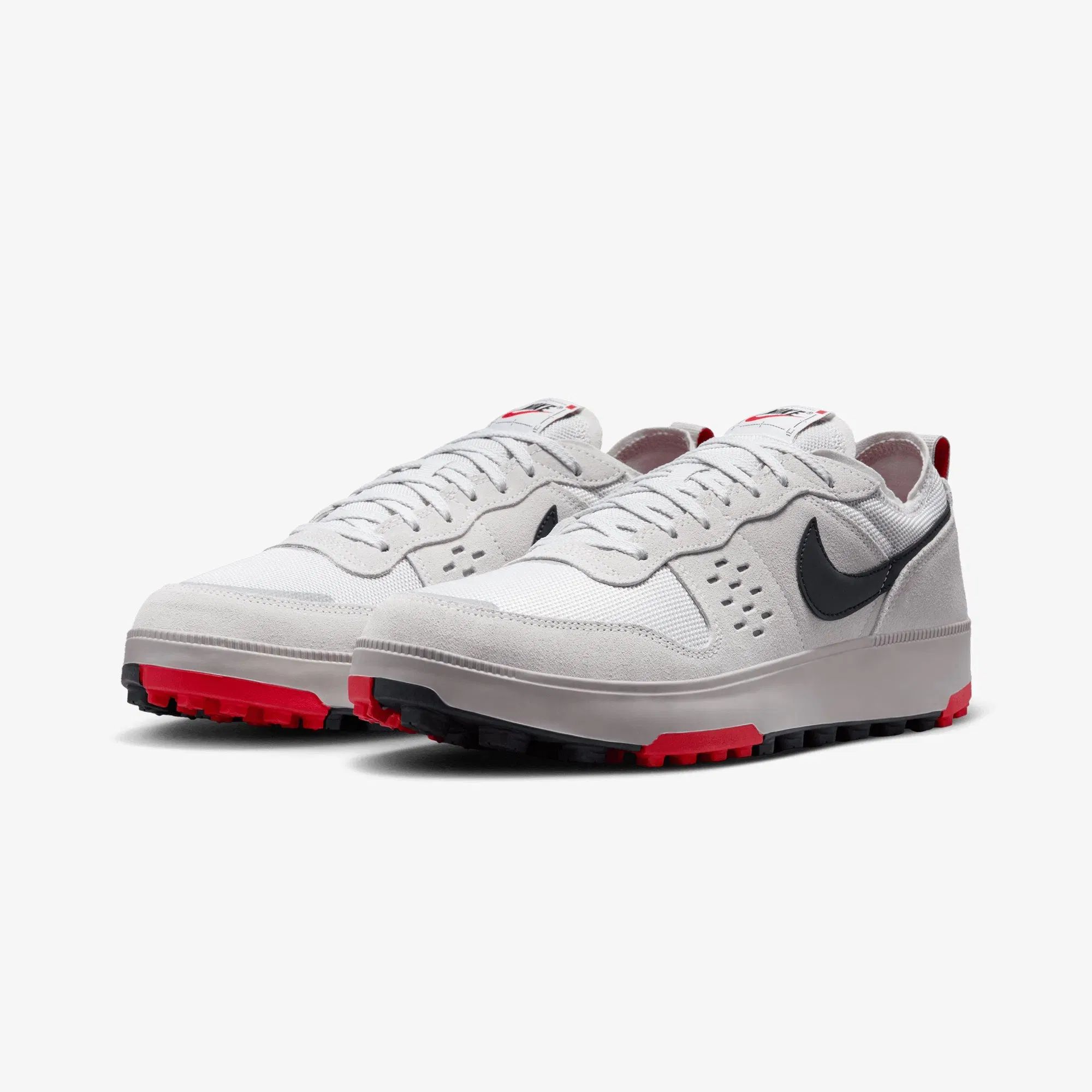 Nike C1TY { COLLEGE GREY/BLACK-VAST GREY-FIRE RED