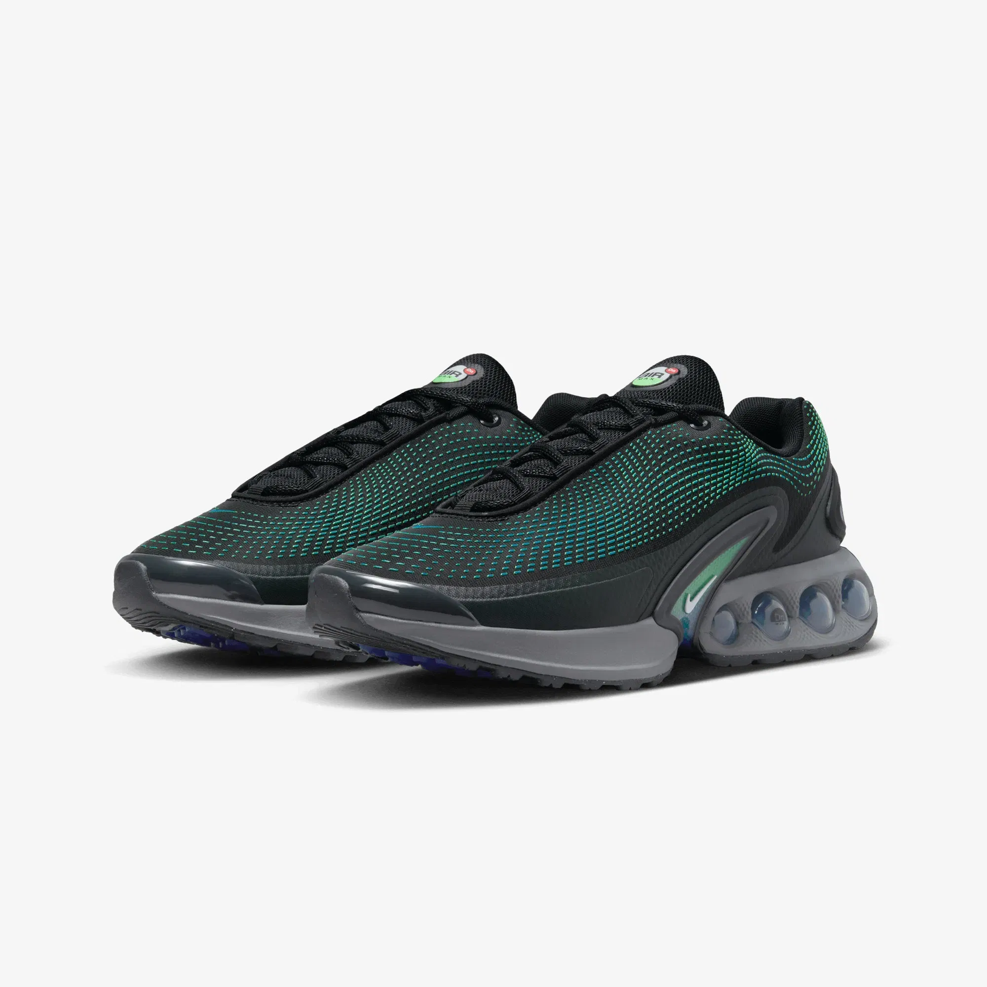Nike AIR MAX DN { BLACK/WHITE-HYPER COBALT-RAGE GREEN