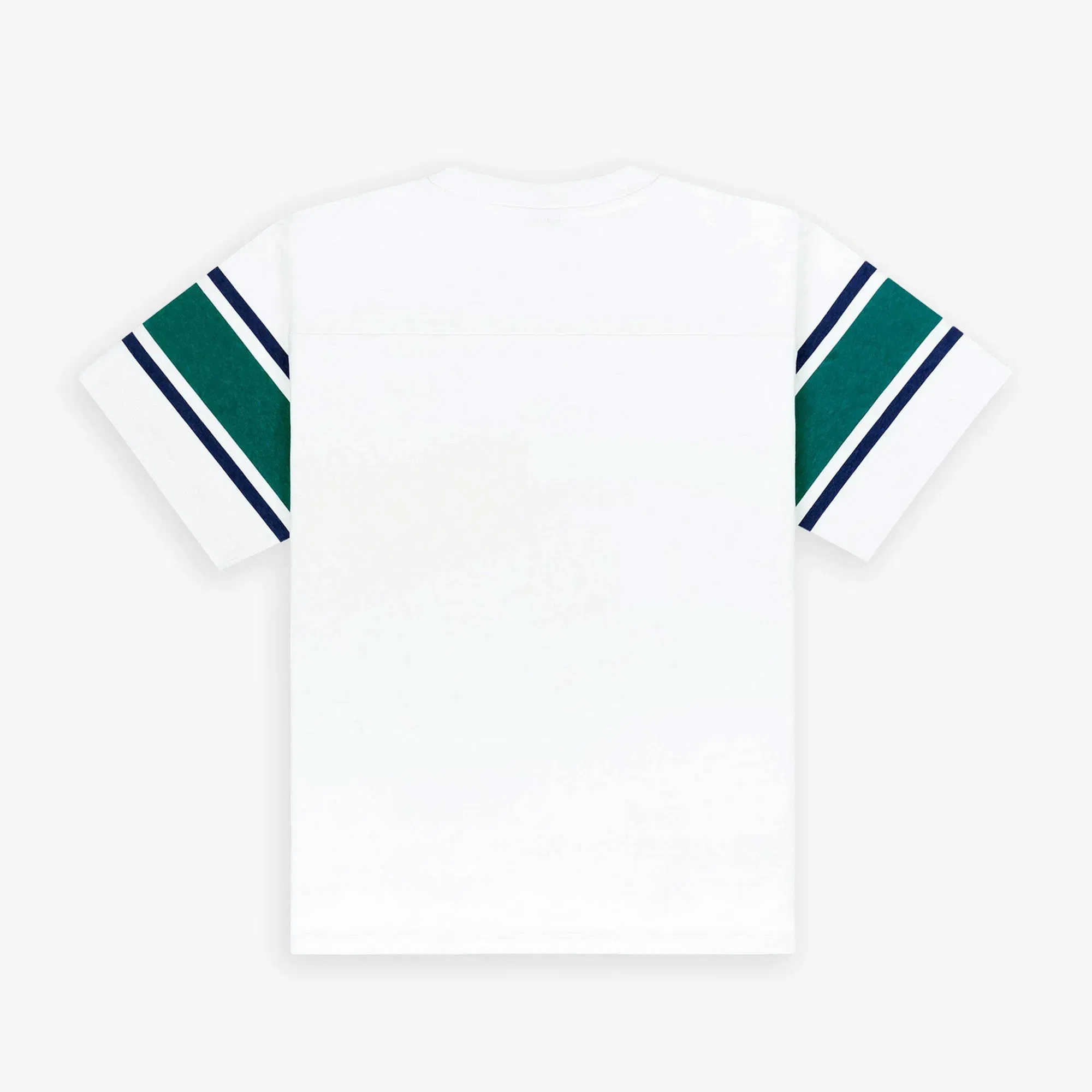 SPORTY & RICH WELLNESS 94 RUGBY T-Shirt { WHITE/ALPINE/NAVY