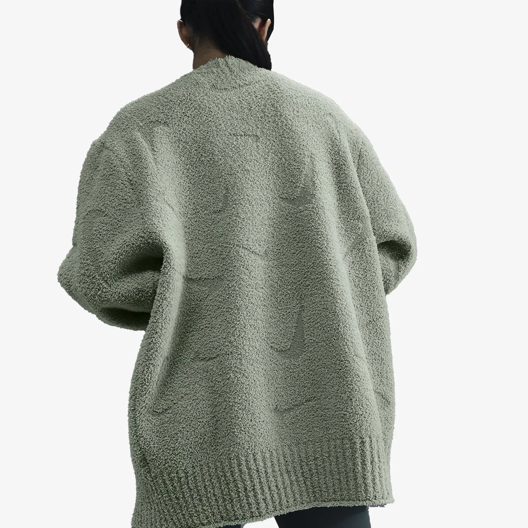 NIKE SPORTSWEAR PHOENIX COZY BOUCLE { GREEN