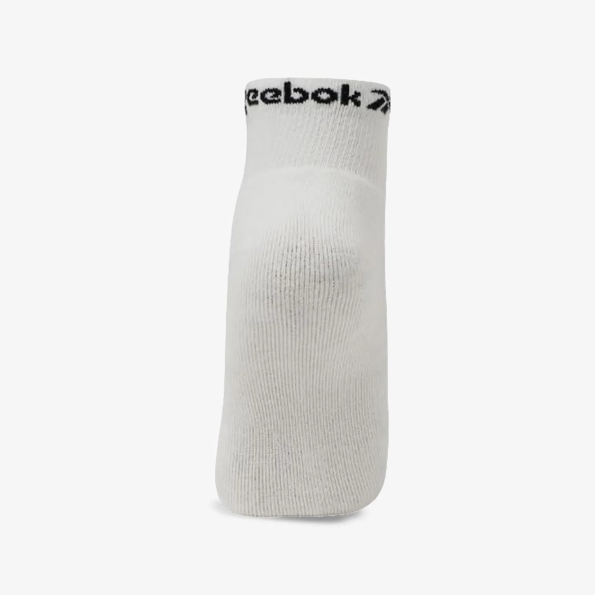 REEBOK COTTON REGULAR SOCKS (3 PAIR) { WHITE