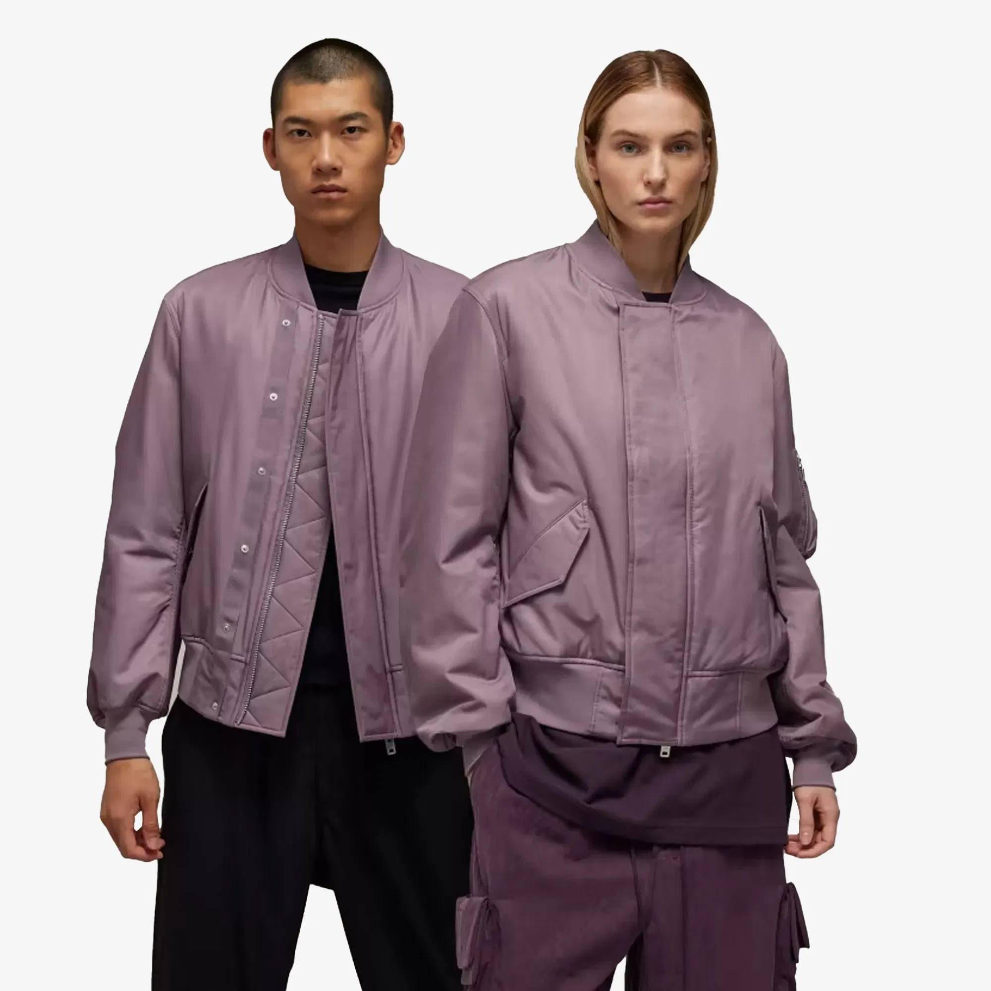 Y-3 BOMBER JACKET { PURPLE