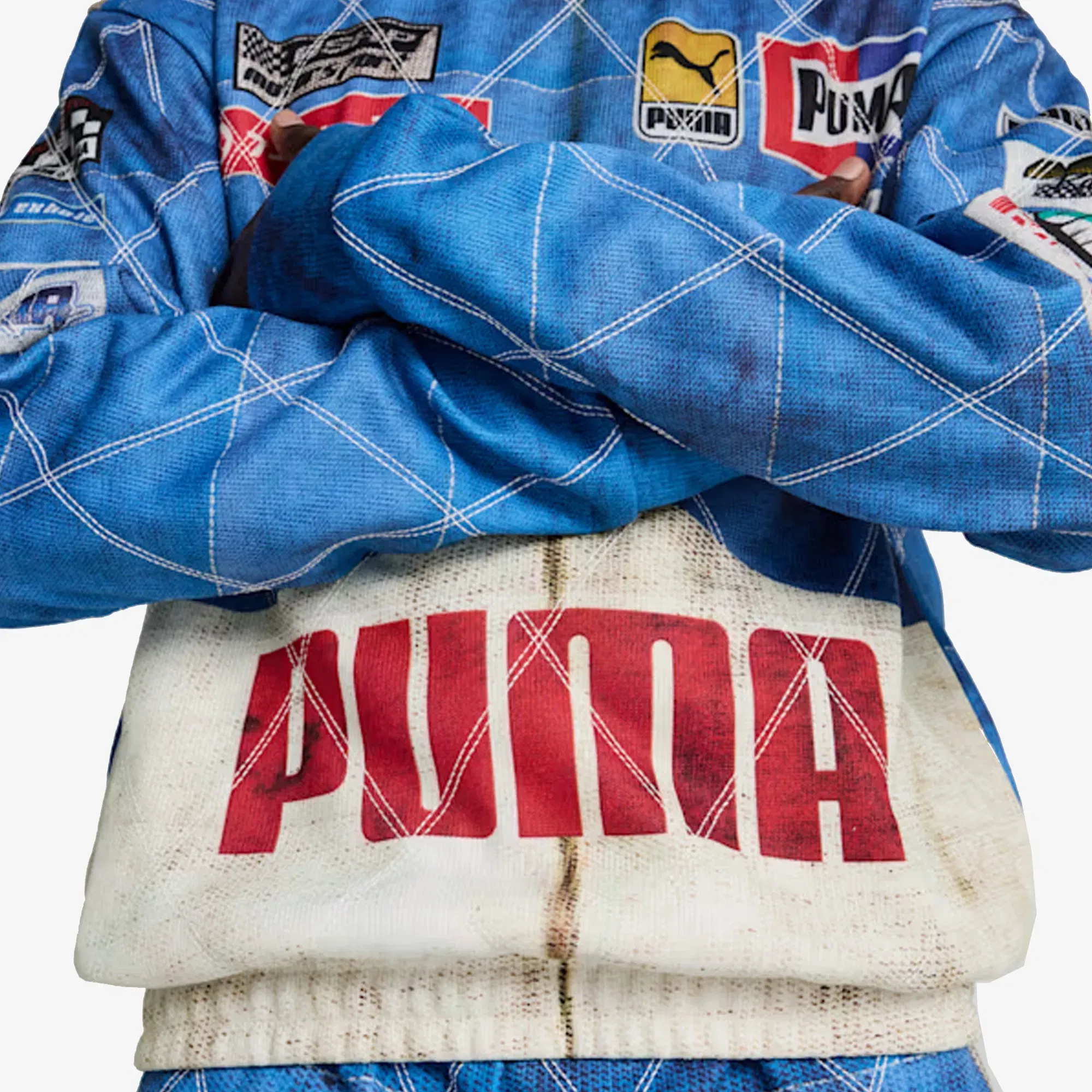 PUMA X A$AP ROCKY QUILTED SWEATSHIRT { CLYDE ROYAL