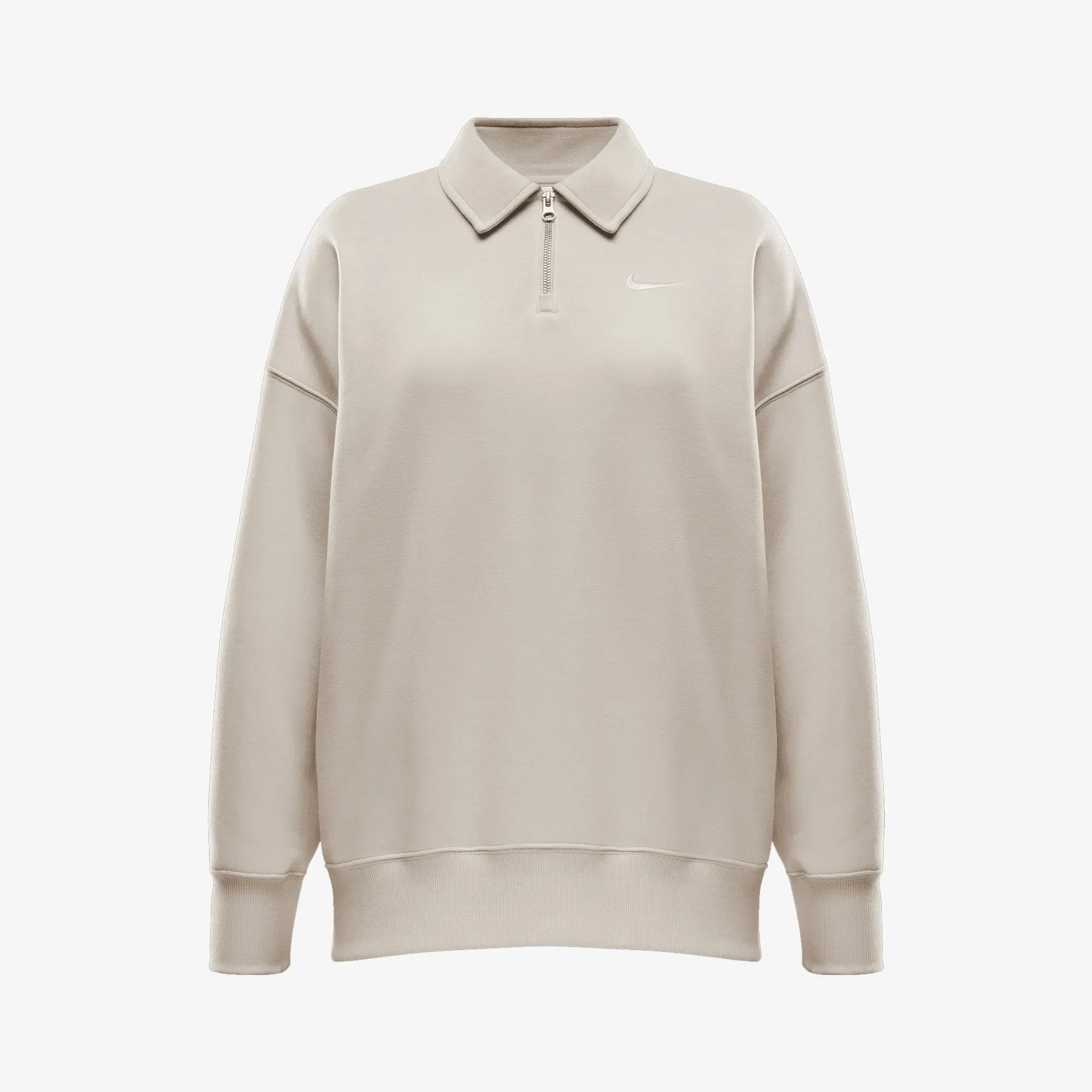 NIKE SPORTSWEAR PHONEIX FLEECE { LT OREWOOD BRN/SAIL