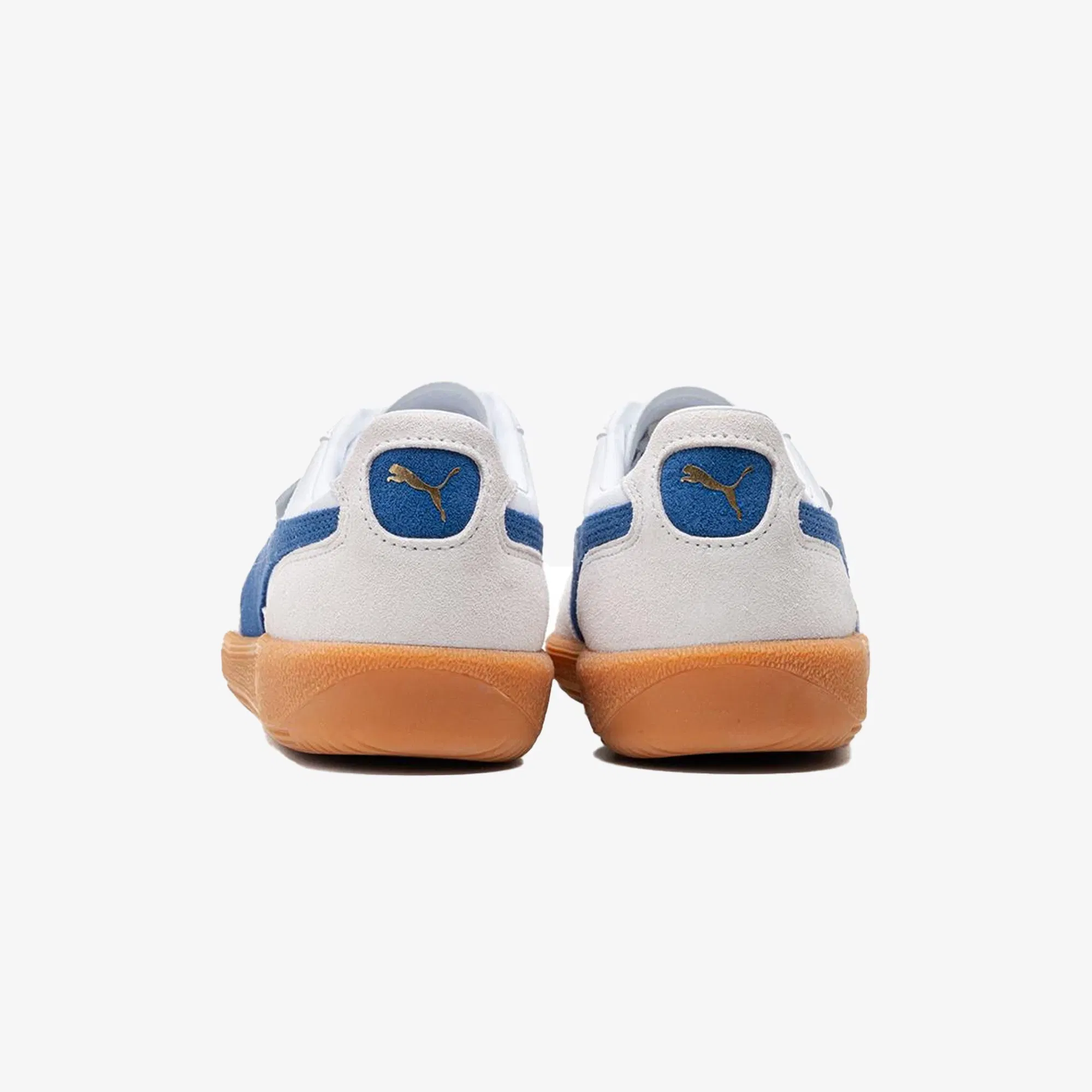 PUMA PALERMO LTH { PUMA WHITE/VAPOR GRAY/CLYDE ROYAL