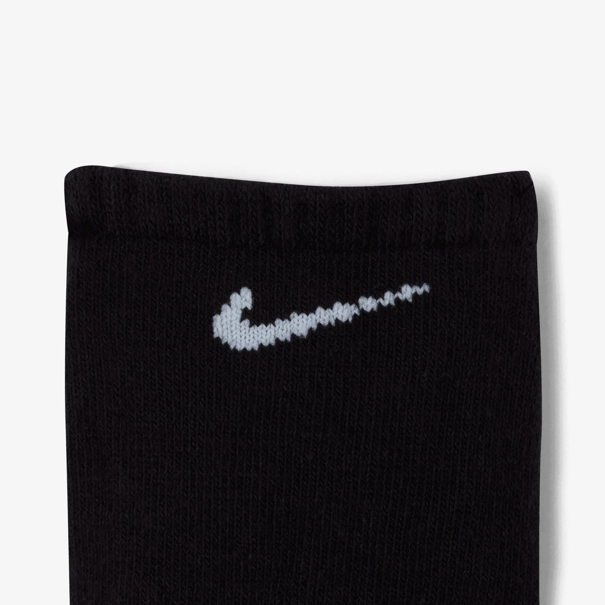 NIKE EVERYDAY CUSHIONED TRAINING NO-SHOW SOCKS { BLACK/WHITE