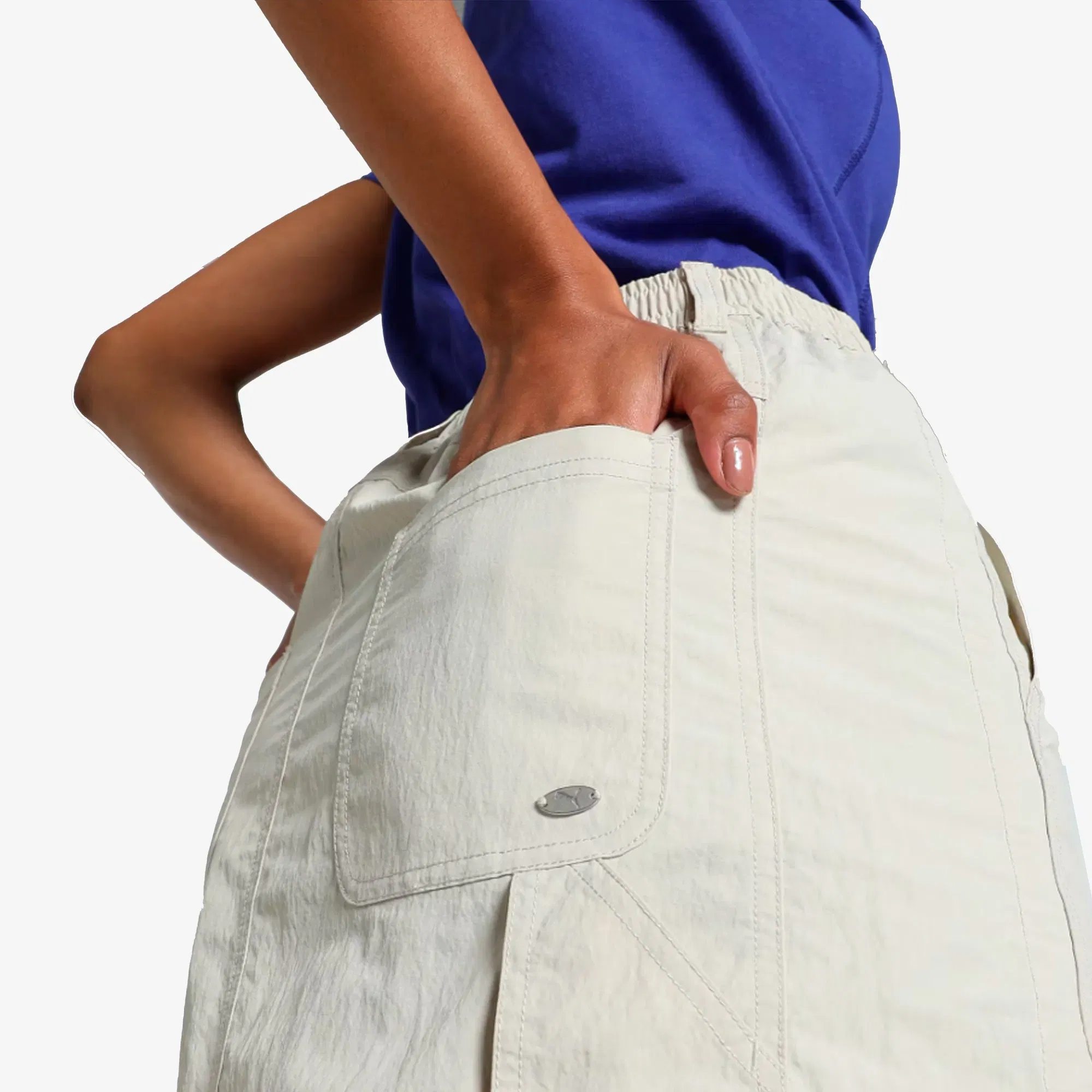 Puma YONA RELAXED FIT CARGO SKIRT { DESERT DUST