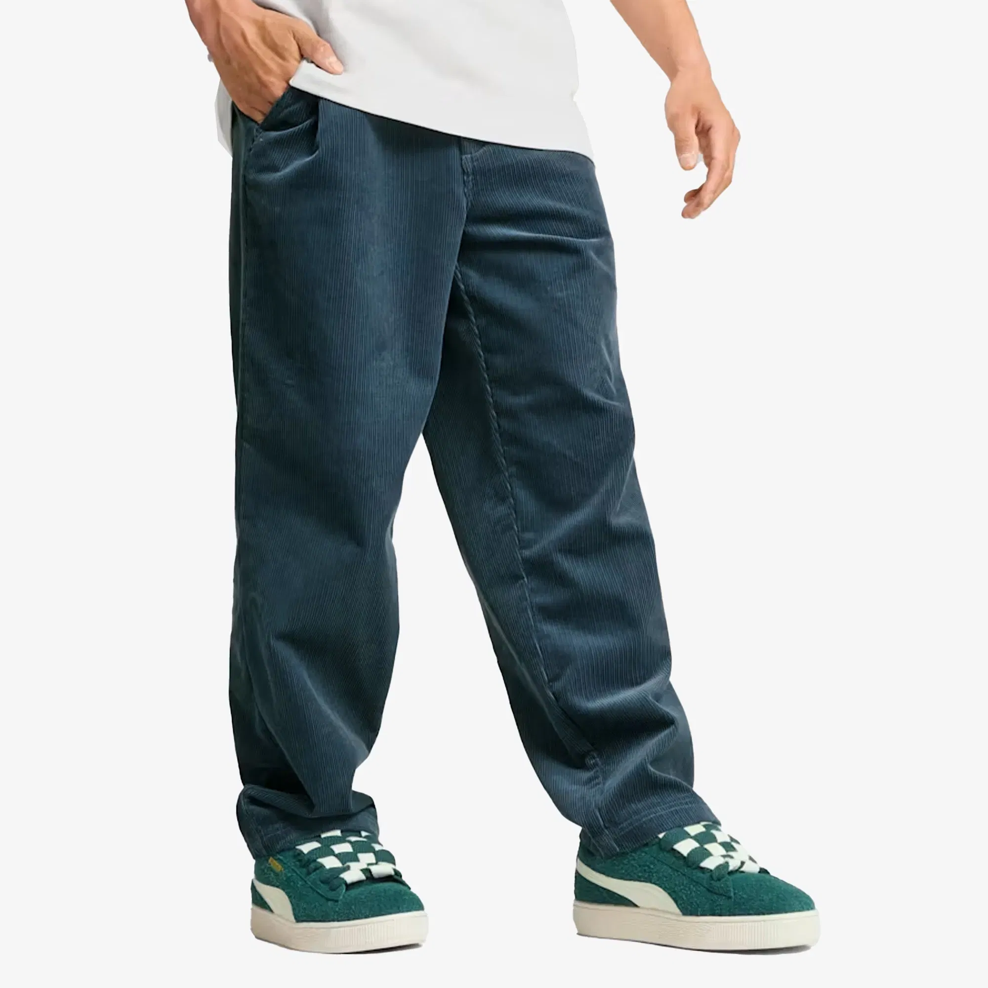 PUMA MMQ CORDUROY PANTS { GRAY SKIES