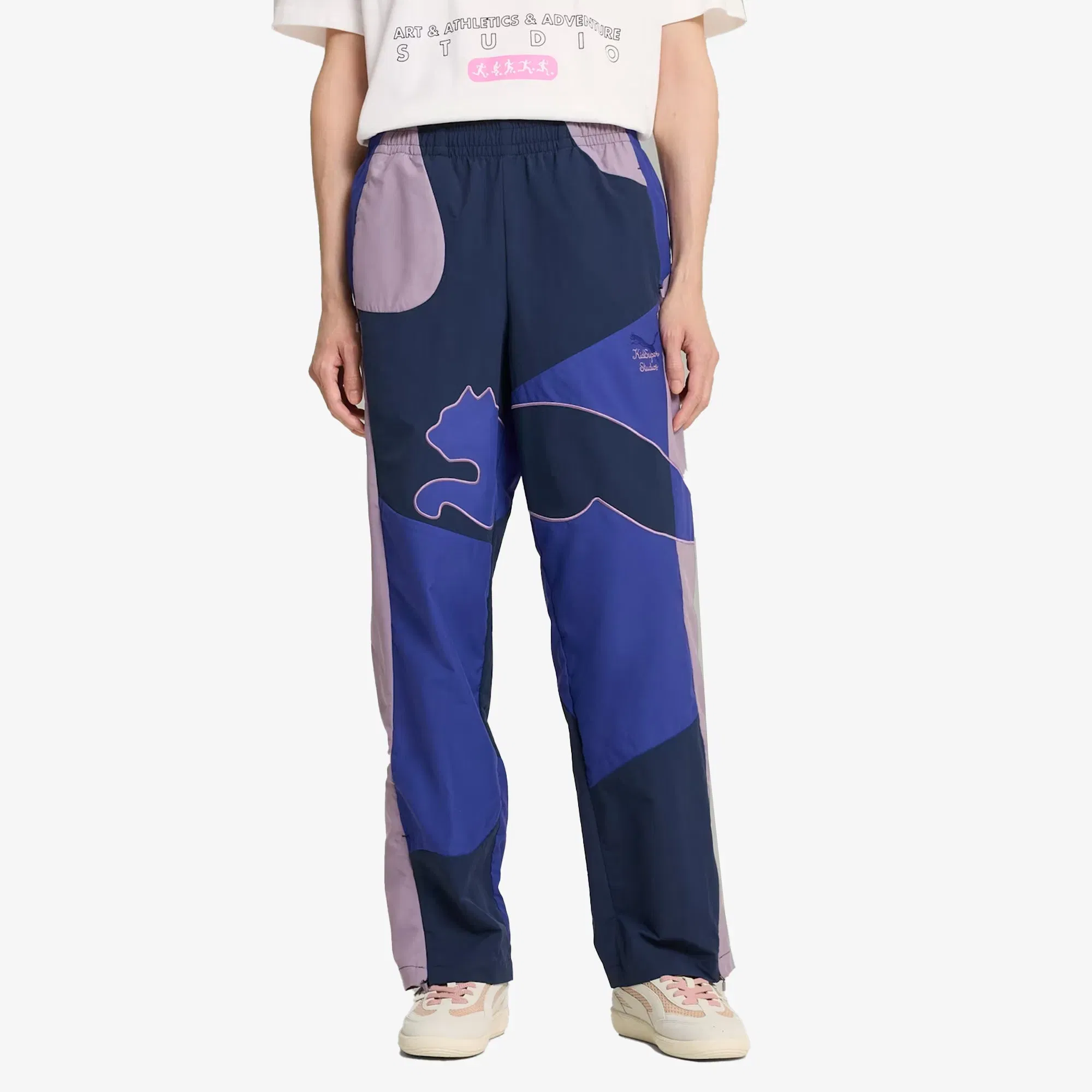PUMA x KIDSUPER CELLERATOR RELAXED FIT PANTS { LAPIS LAZULI