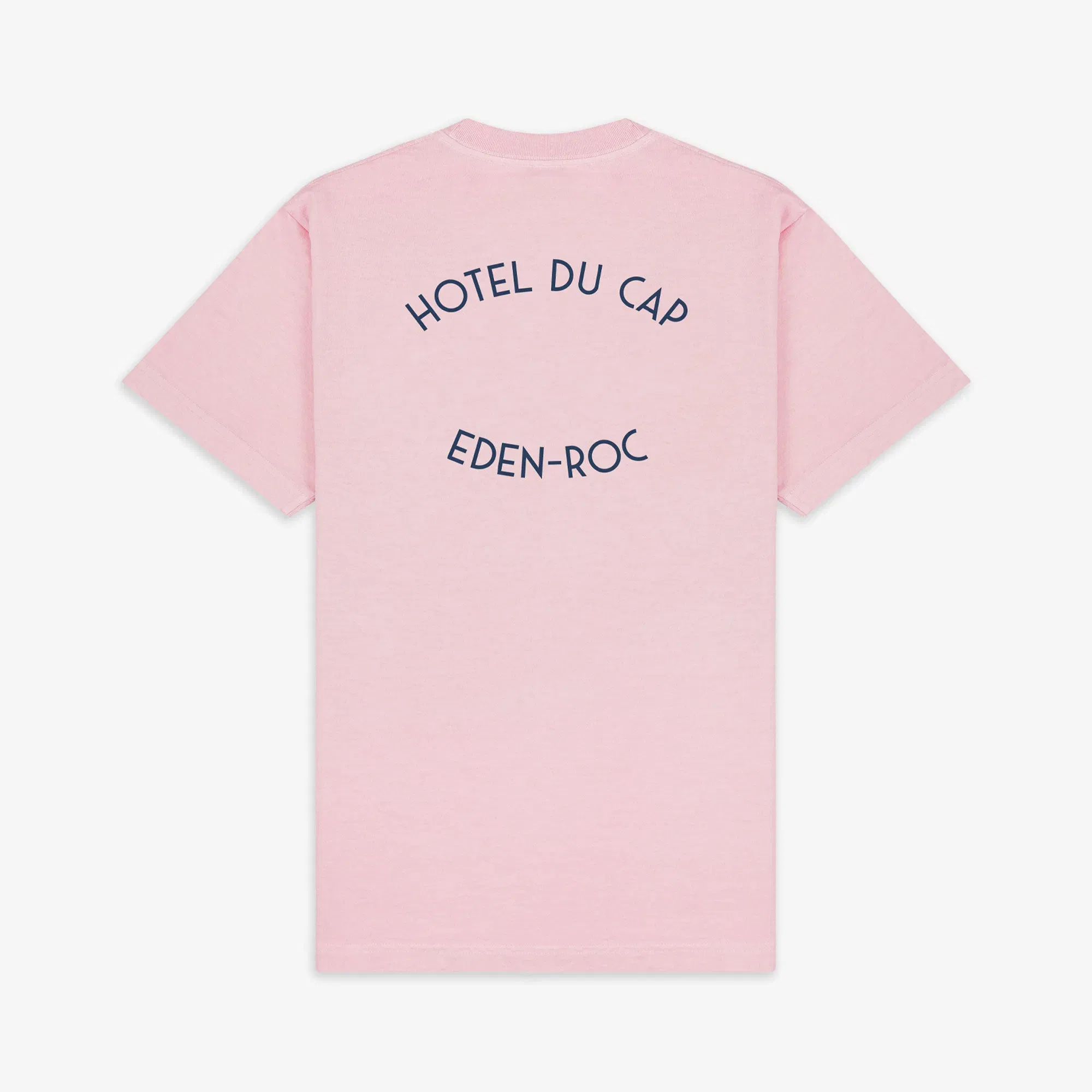 SPORTY & RICH HOTEL DU CAP T-SHIRT { EDEN PINK/NAVY