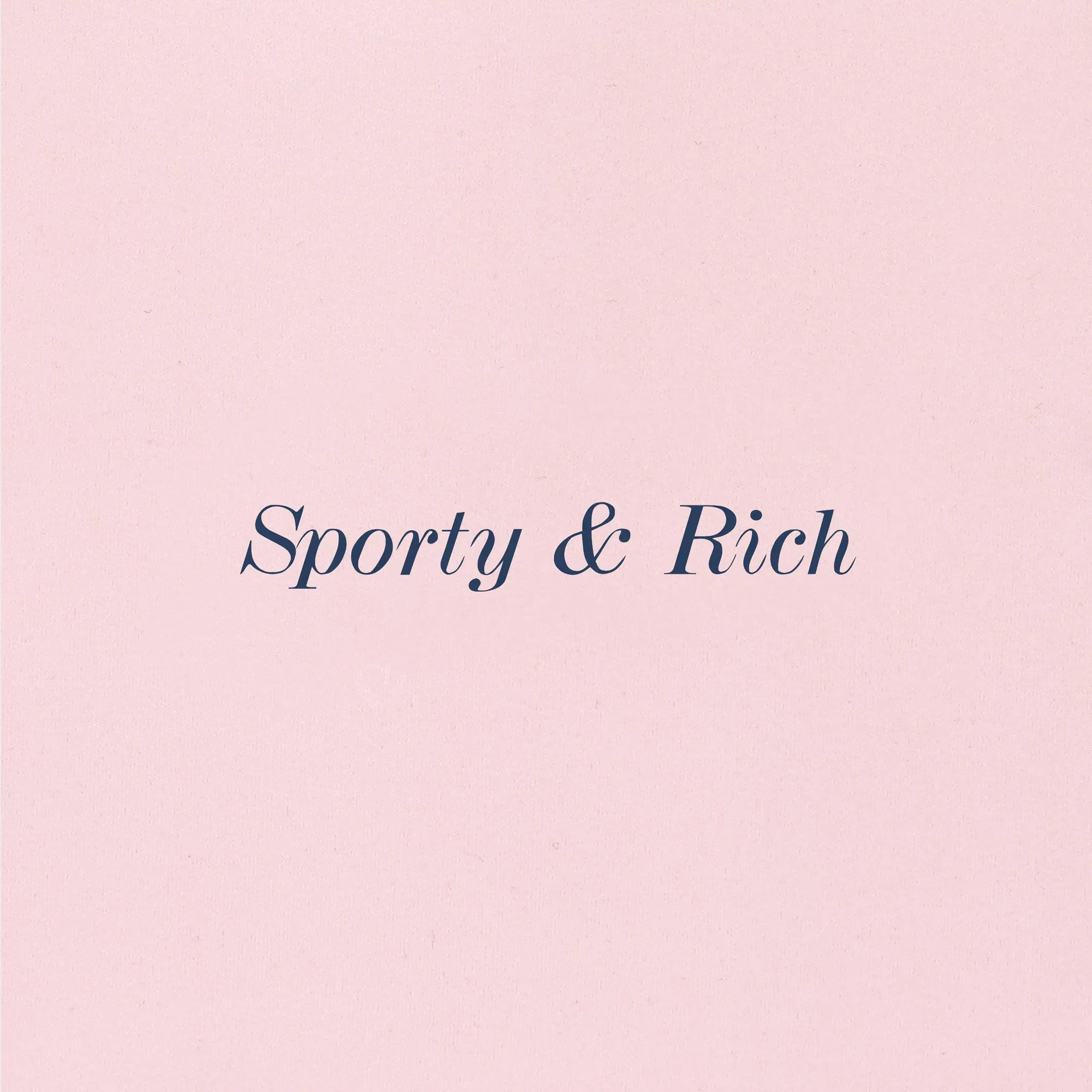 SPORTY & RICH HOTEL DU CAP T-SHIRT { EDEN PINK/NAVY
