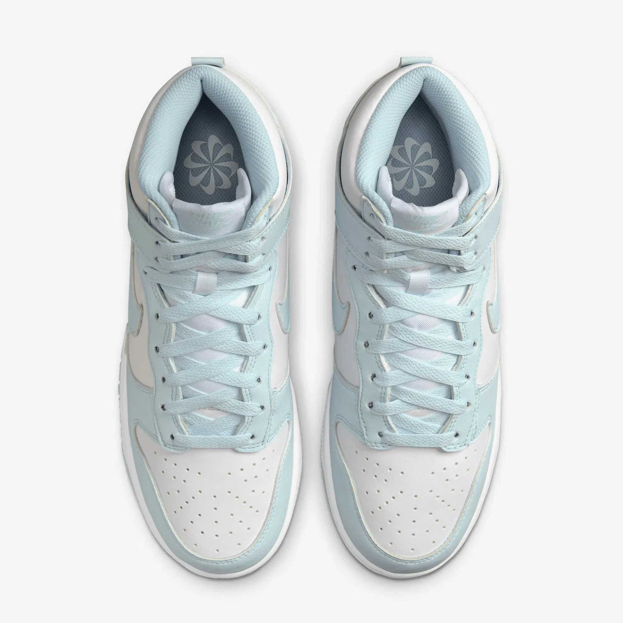 NIKE DUNK HIGH NEXT NATURE { WHITE/GLACIER BLUE-WHITE