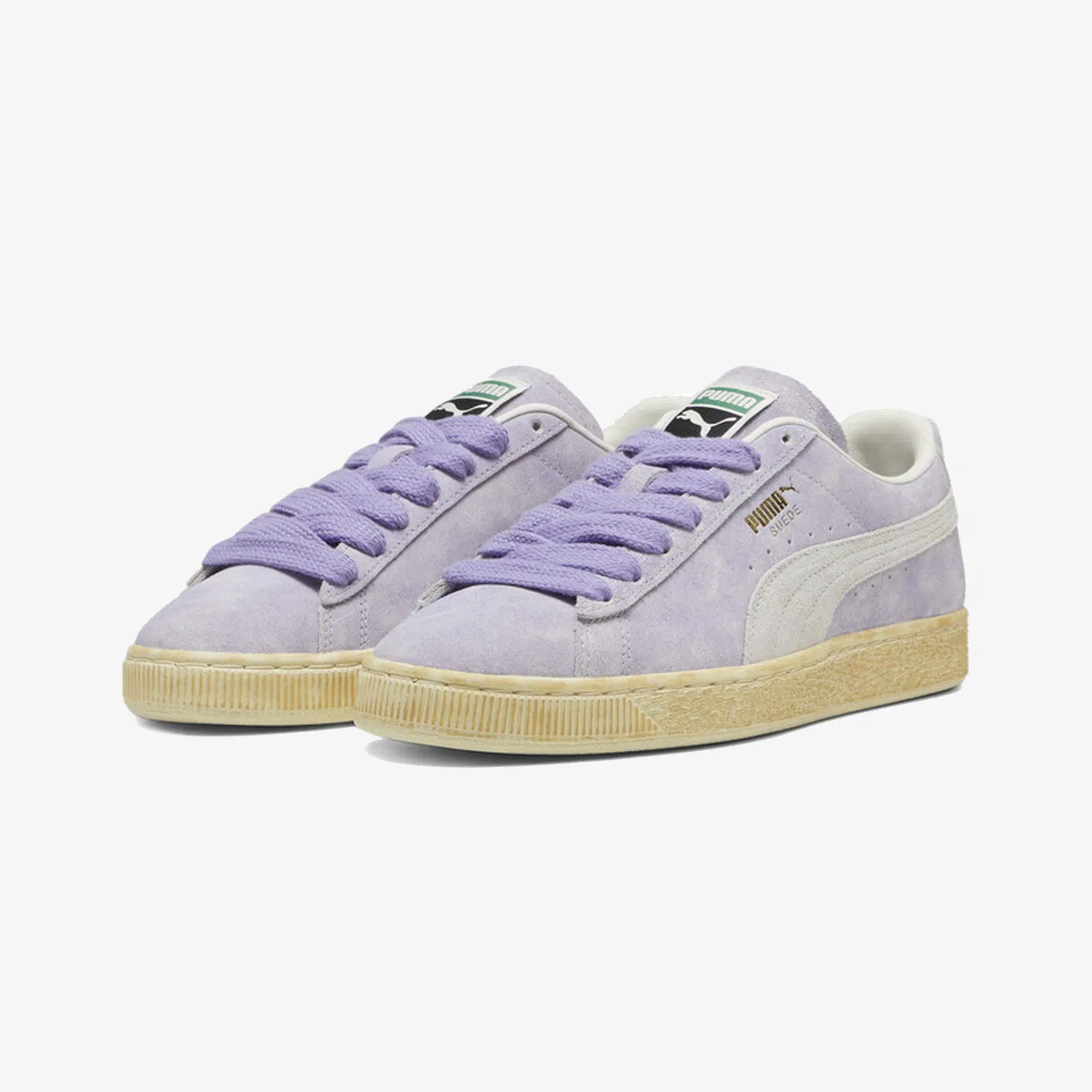PUMA SUEDE FADED { VIOLA