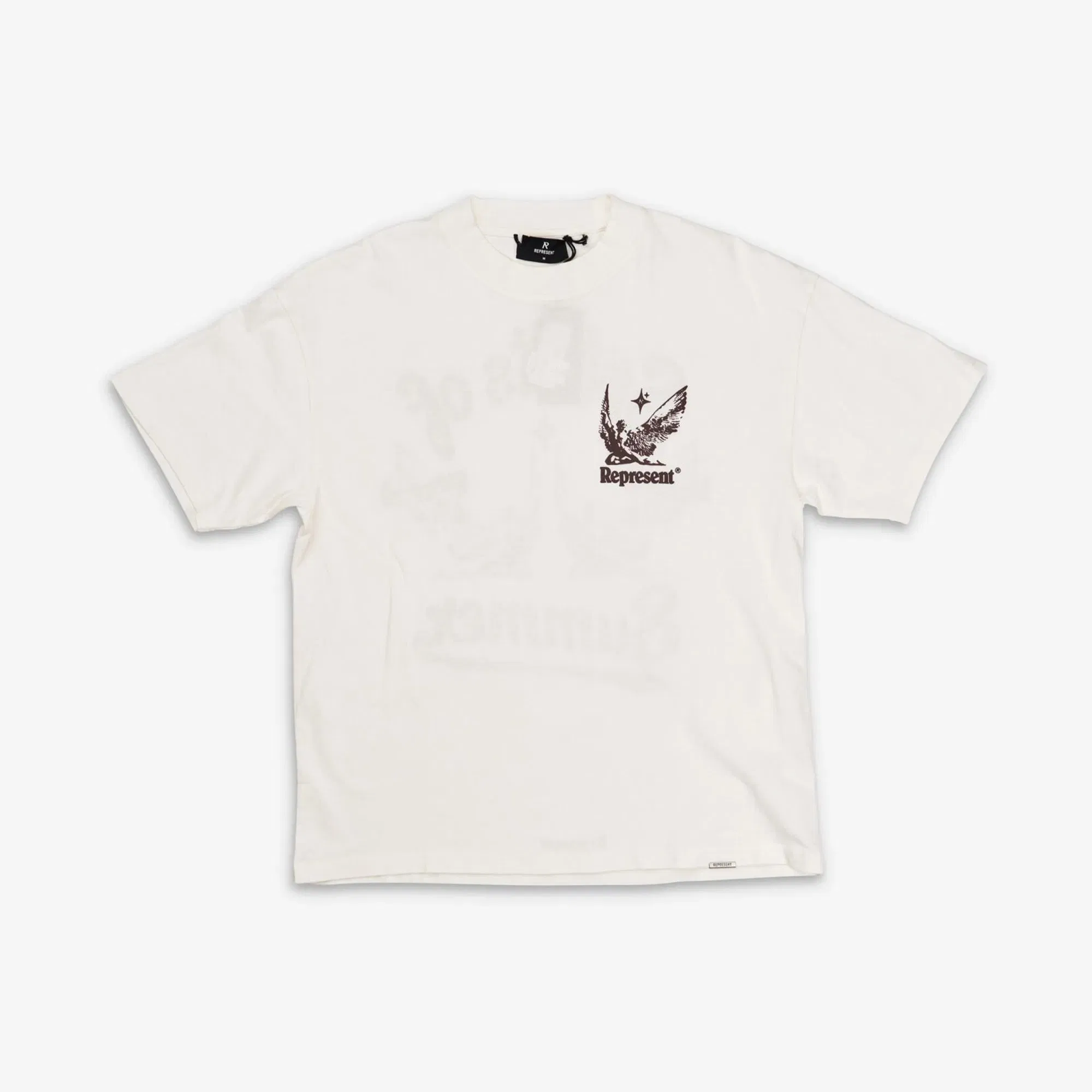 REPRESENT SPIRITS OF SUMMER T-SHIRT { FLAT WHITE