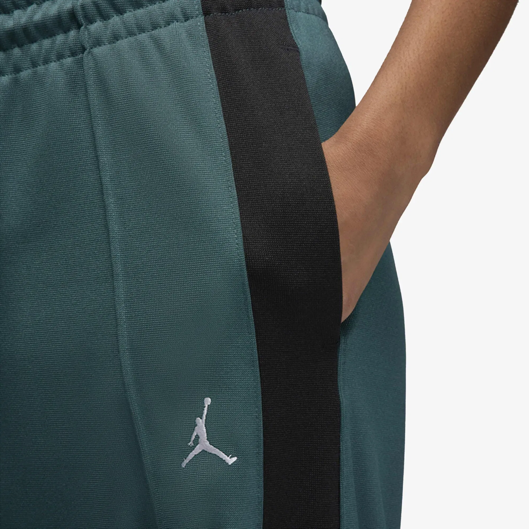 JORDAN KNIT TRACK PANTS { OXIDIZED GREEN/BLACK/WHITE