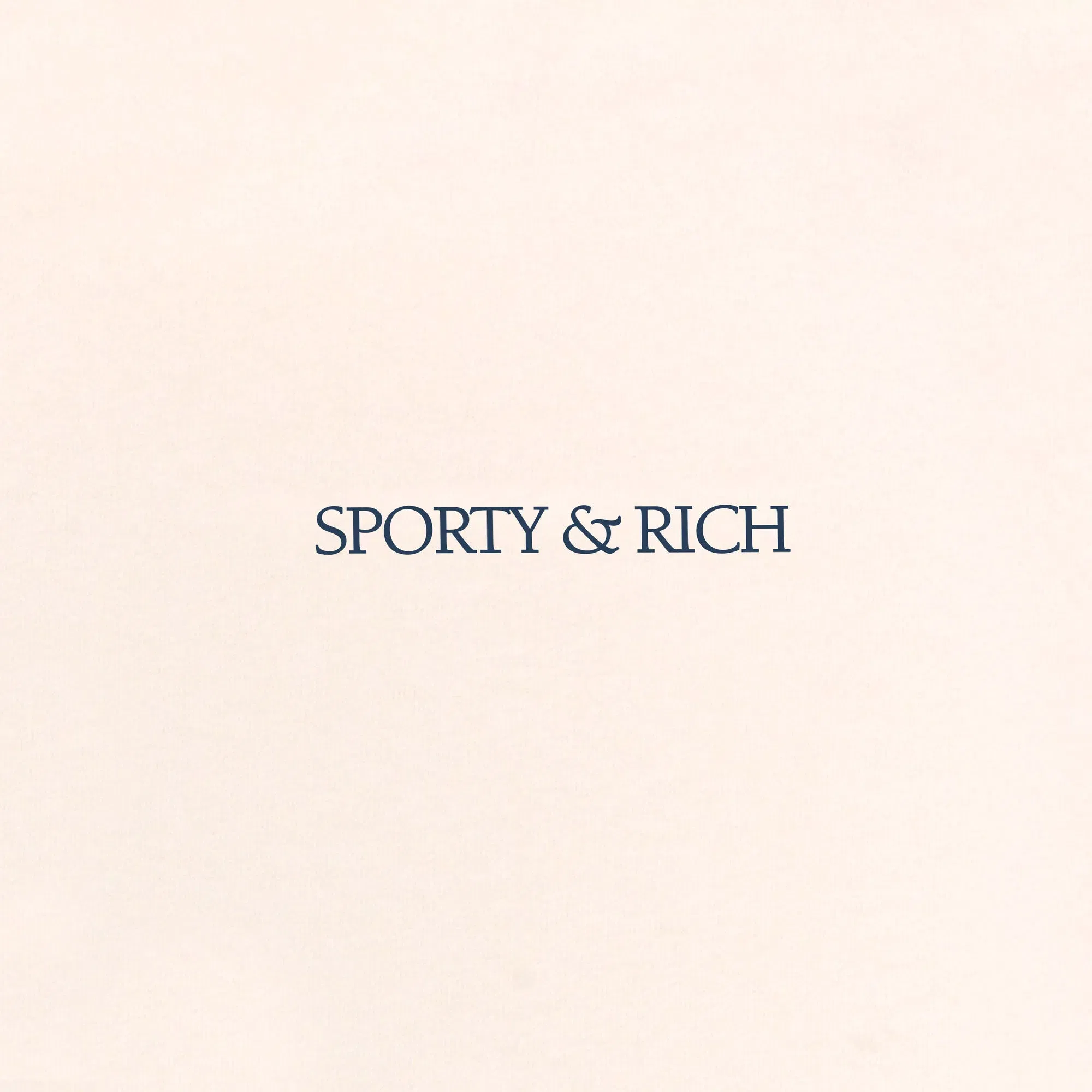 SPORTY & RICH H&W CLUB DISCO SHORT { CREAM/NAVY