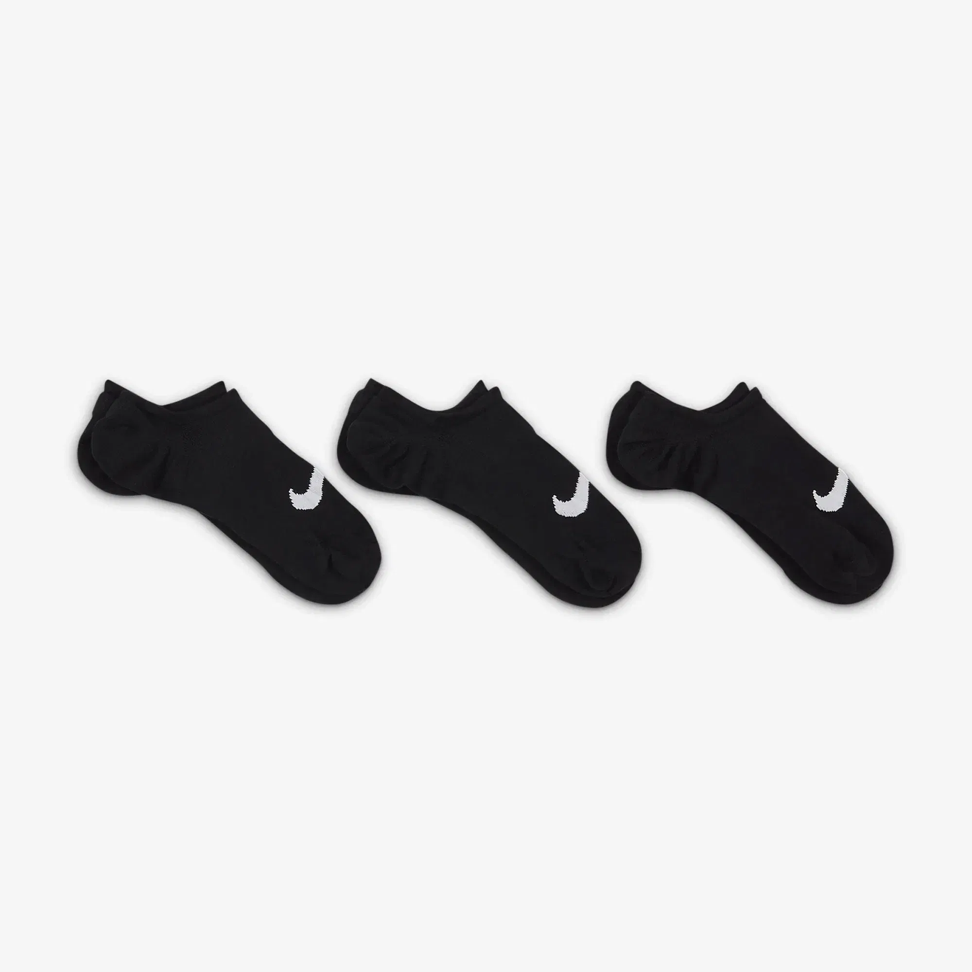 NIKE EVERYDAY PLUS LIGHTWEIGHT { BLACK/WHITE