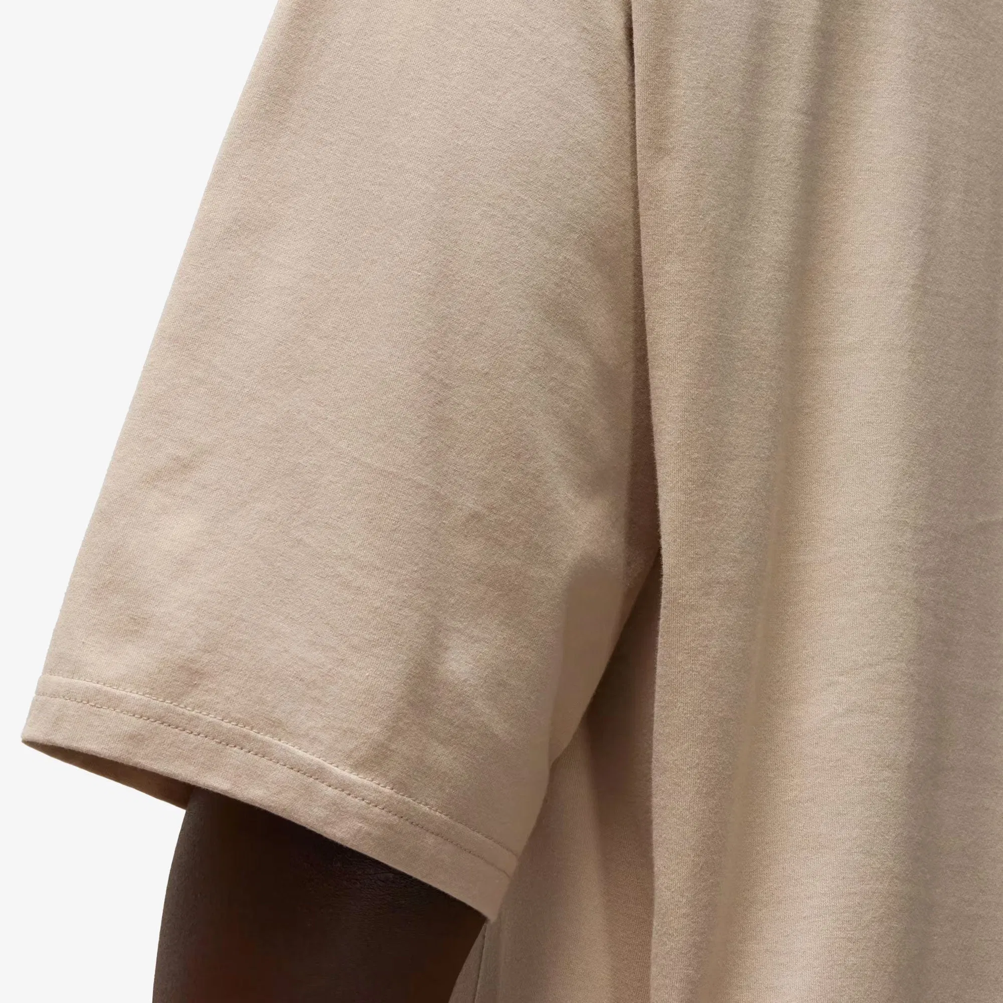 Y-3 BOXY SHORT SLEEVE TEE { CLAY BROWN