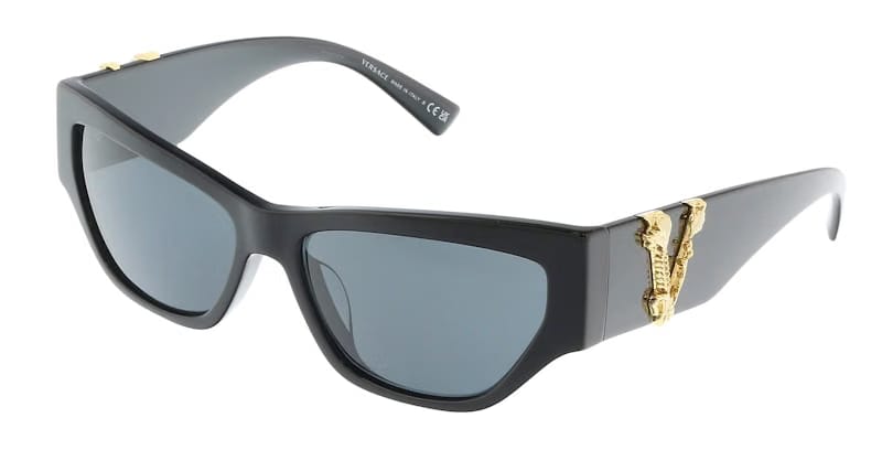 Versace Cateye Sunglasses Black (0VE4383F)