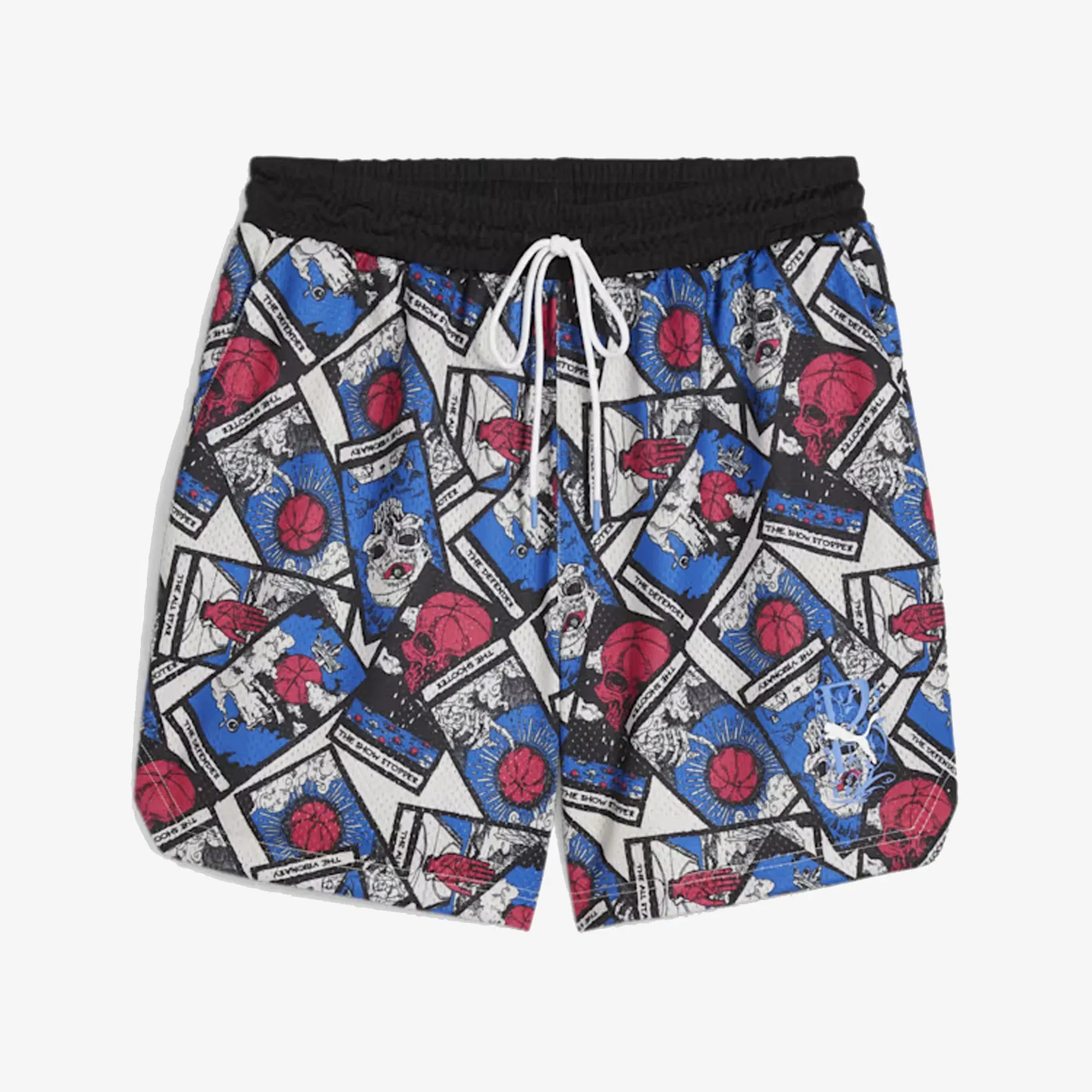 Puma IN YOUR CARDS BASKETBALL SHORTS { ALPINE SNOW-AOP