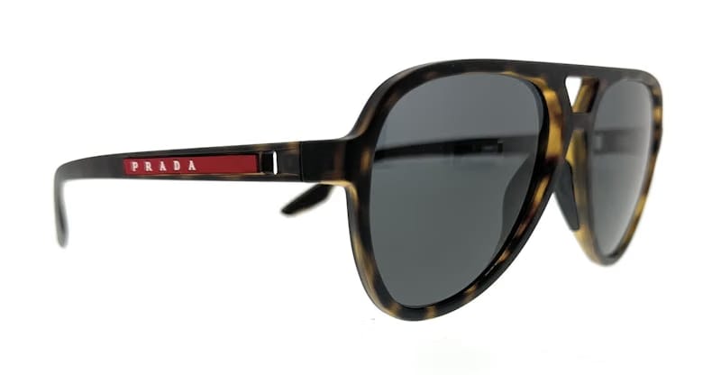 Prada Aviator Sunglasses Matte Havana (0PS 06WS 58106F)