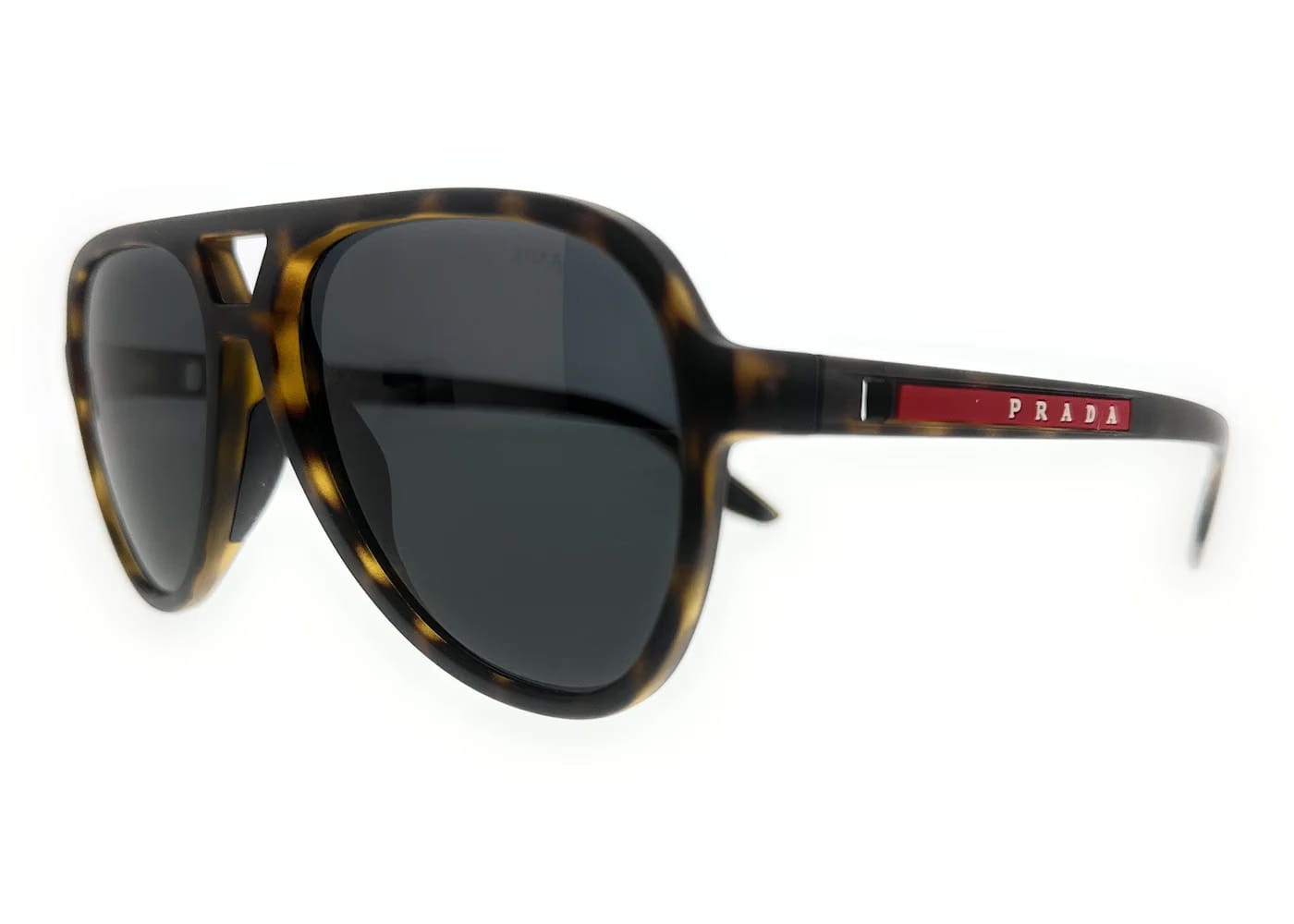 Prada Aviator Sunglasses Matte Havana (0PS 06WS 58106F)