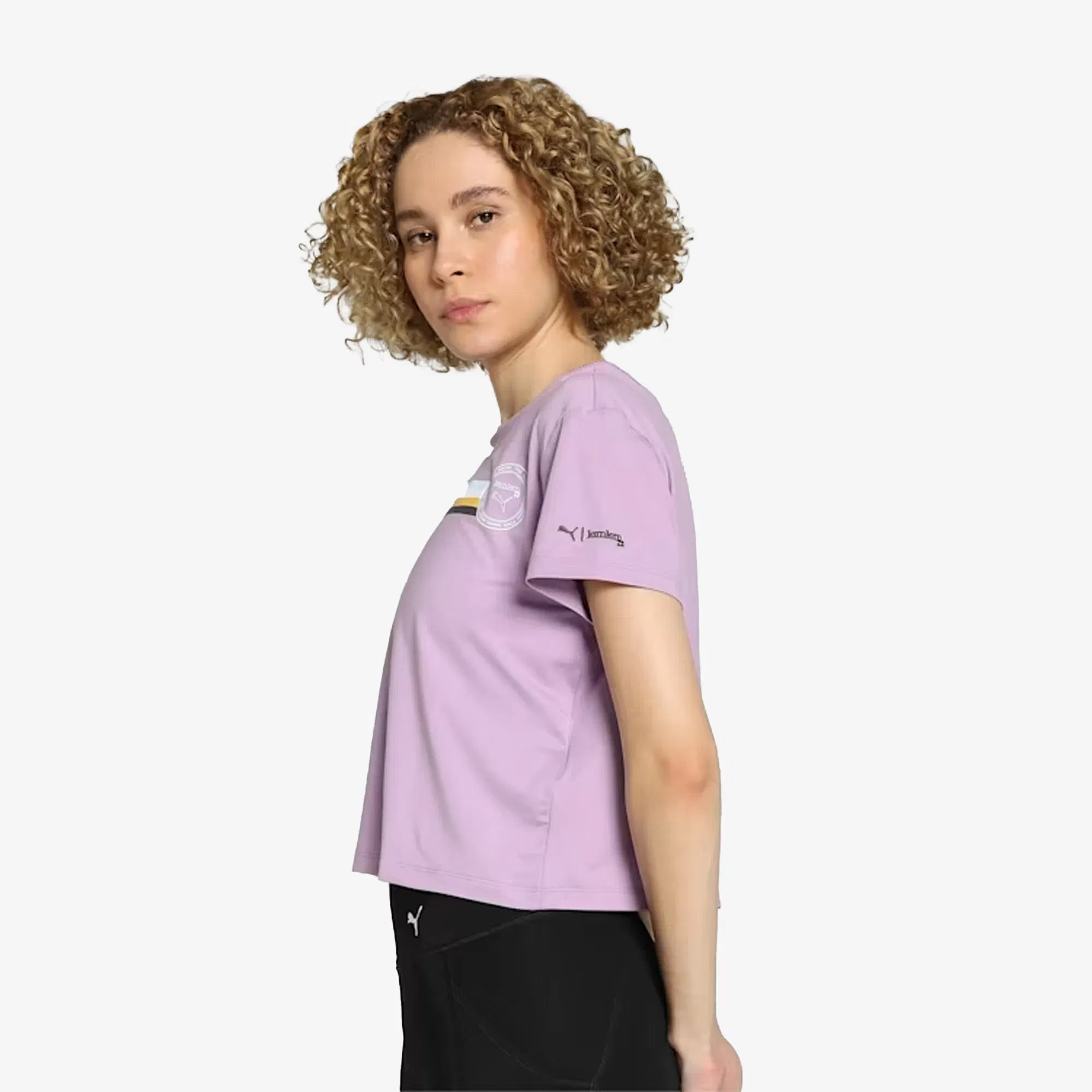 Puma X LEMLEM TRAINING T-SHIRT { VIVID VIOLET