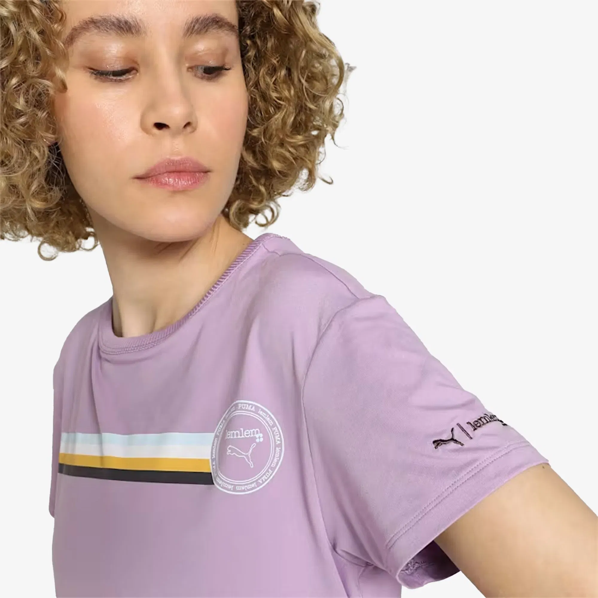 Puma X LEMLEM TRAINING T-SHIRT { VIVID VIOLET